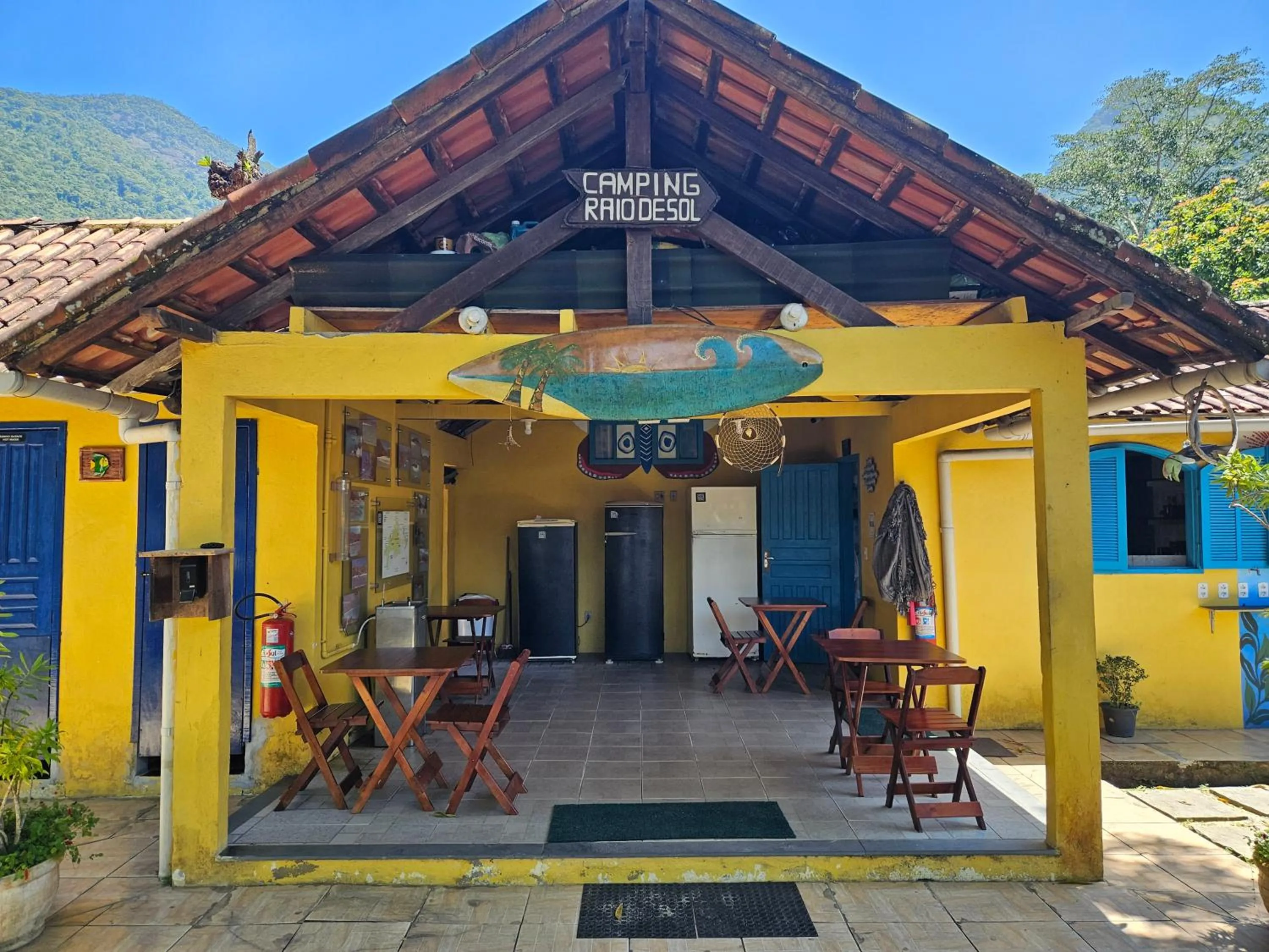 Living room in Raio de Sol pousada & camping