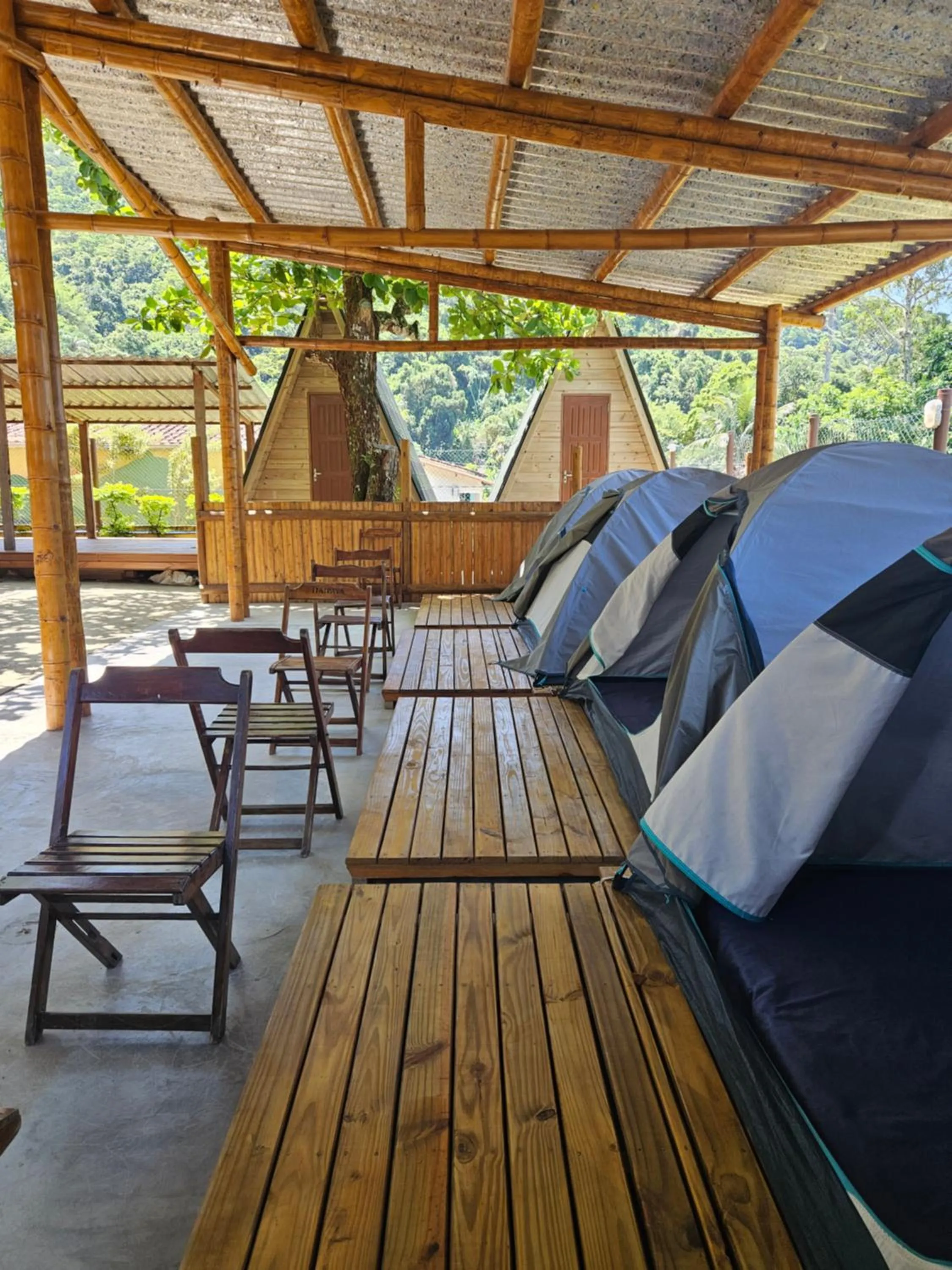 Patio in Raio de Sol pousada & camping