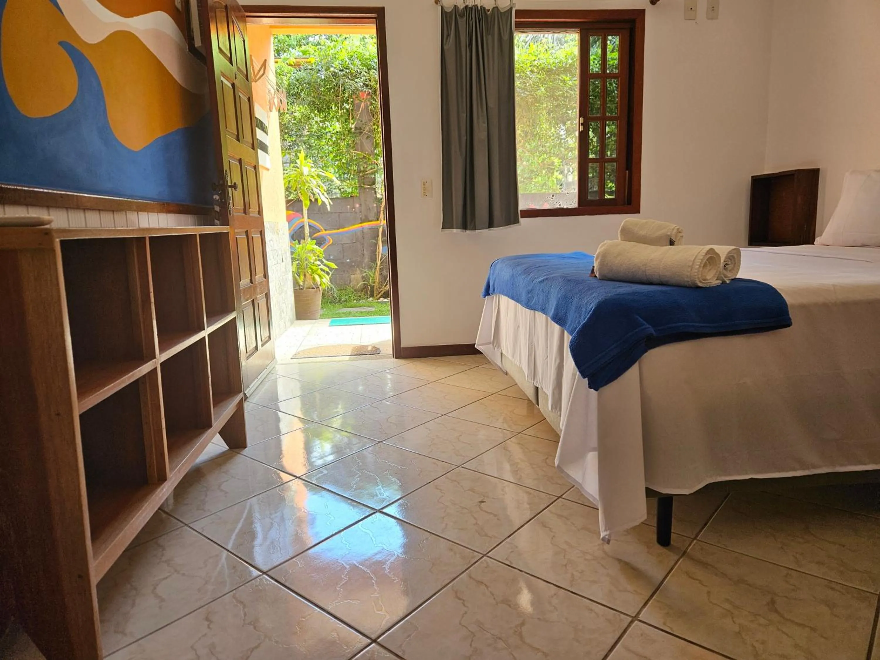 Bed in Raio de Sol pousada & camping