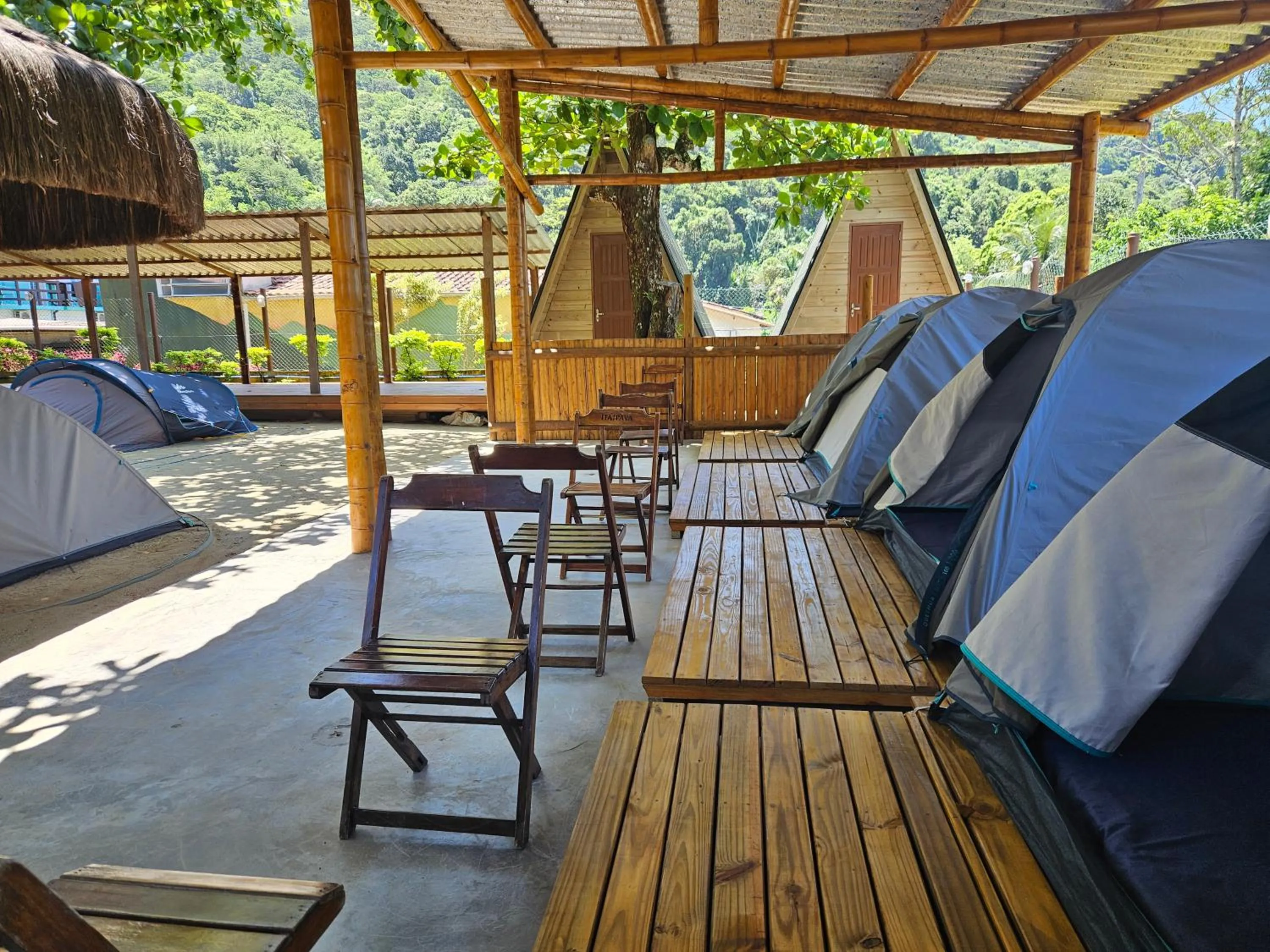 Patio in Raio de Sol pousada & camping