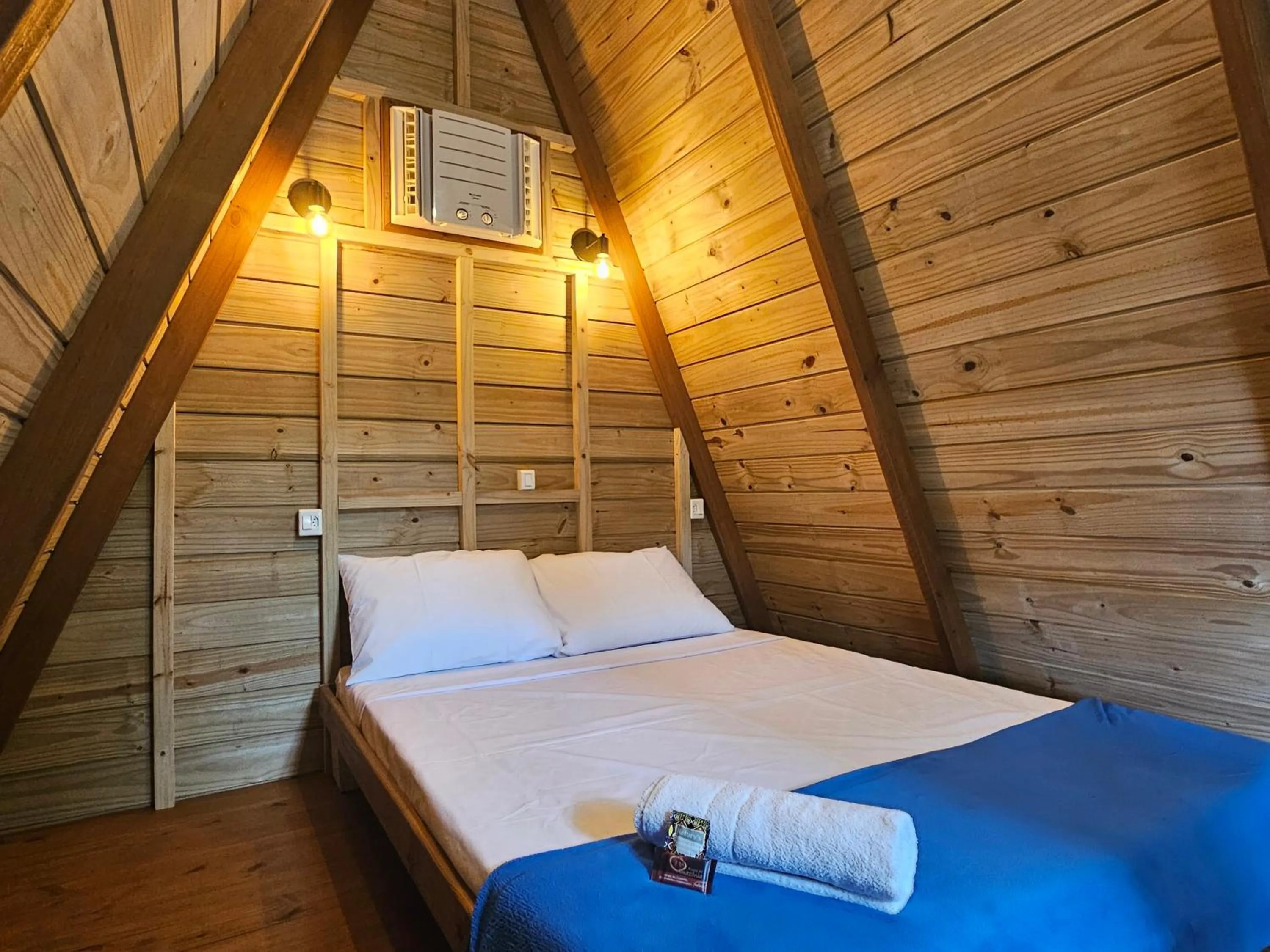 Bed in Raio de Sol pousada & camping