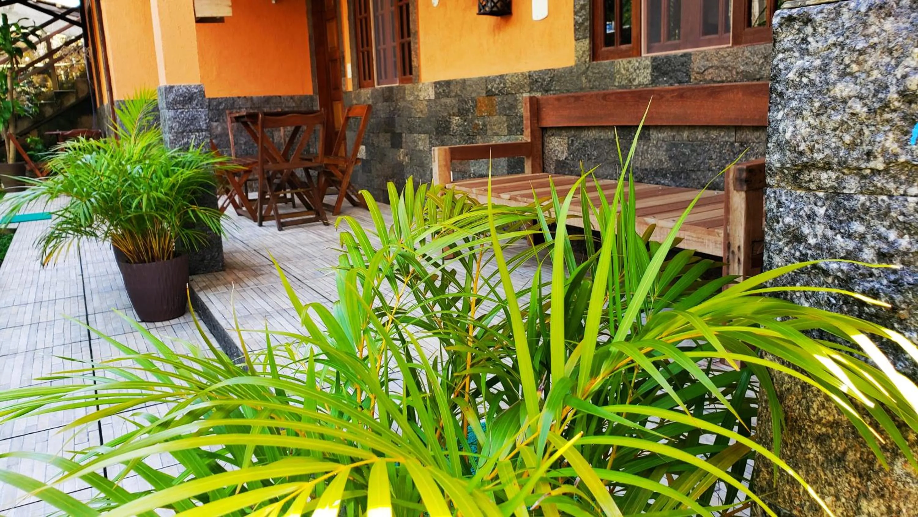 Patio in Raio de Sol pousada & camping