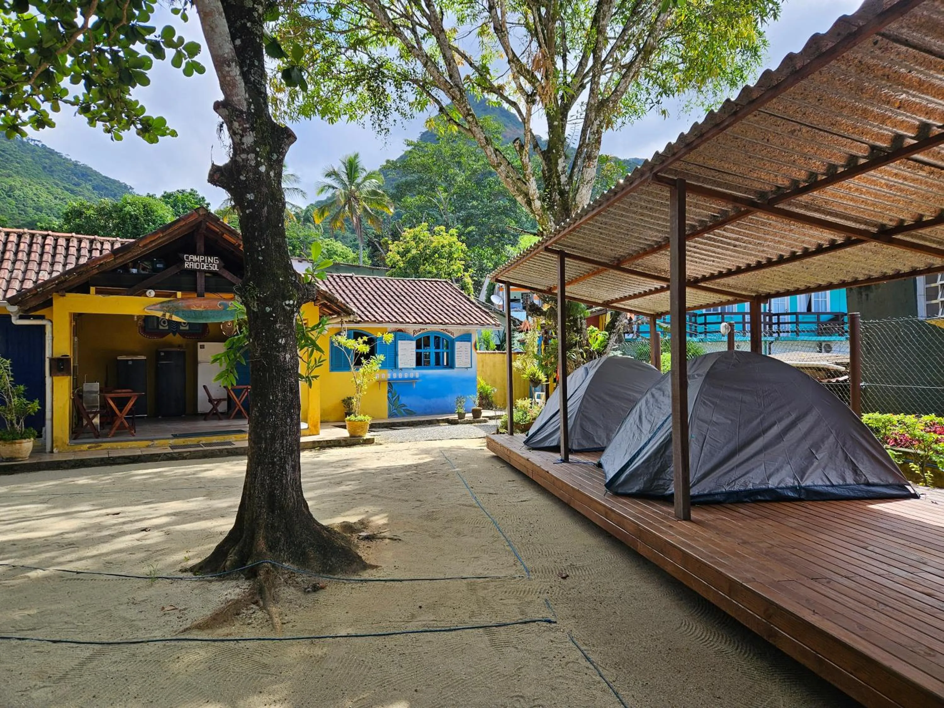 Garden in Raio de Sol pousada & camping