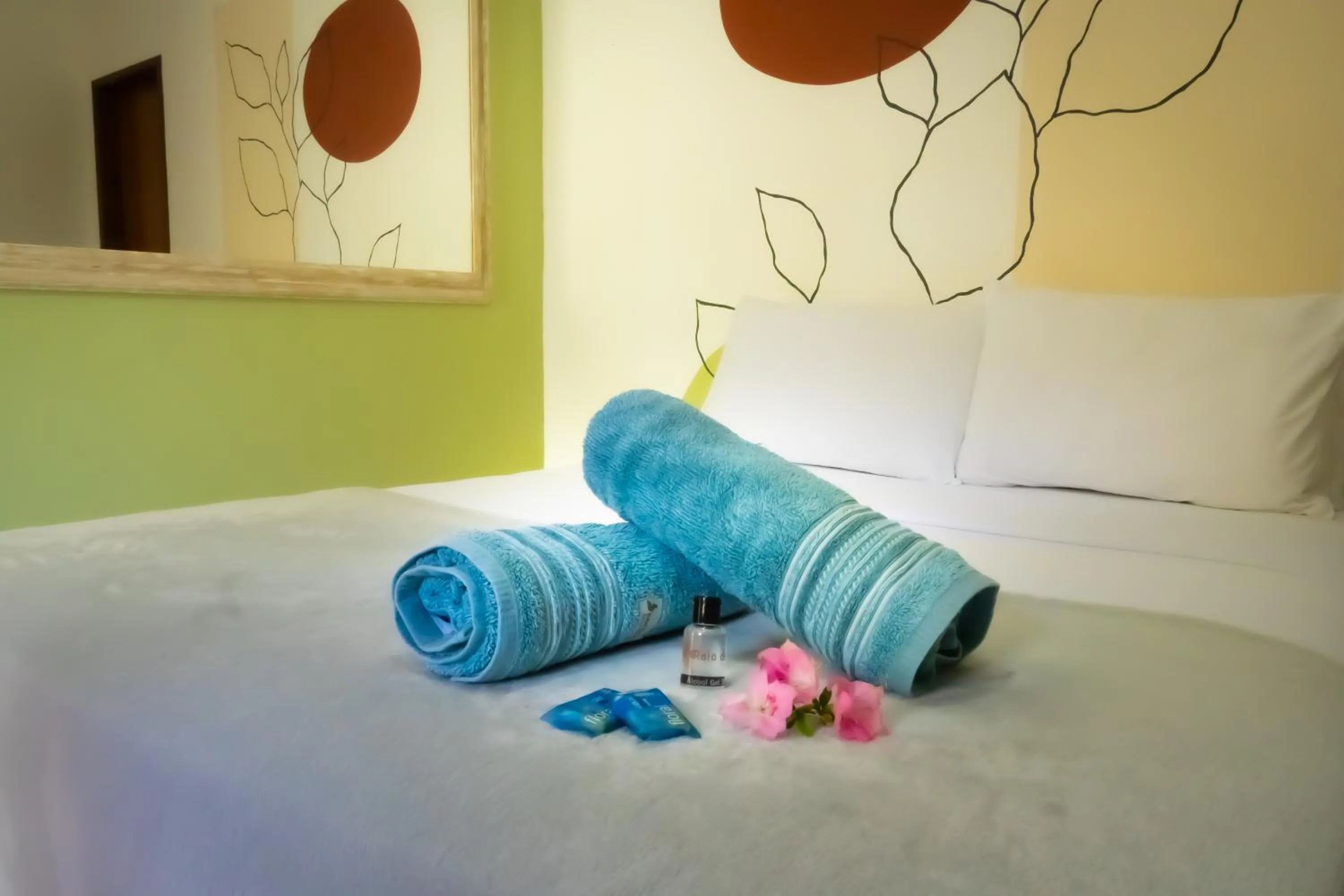 Bed in Raio de Sol pousada & camping