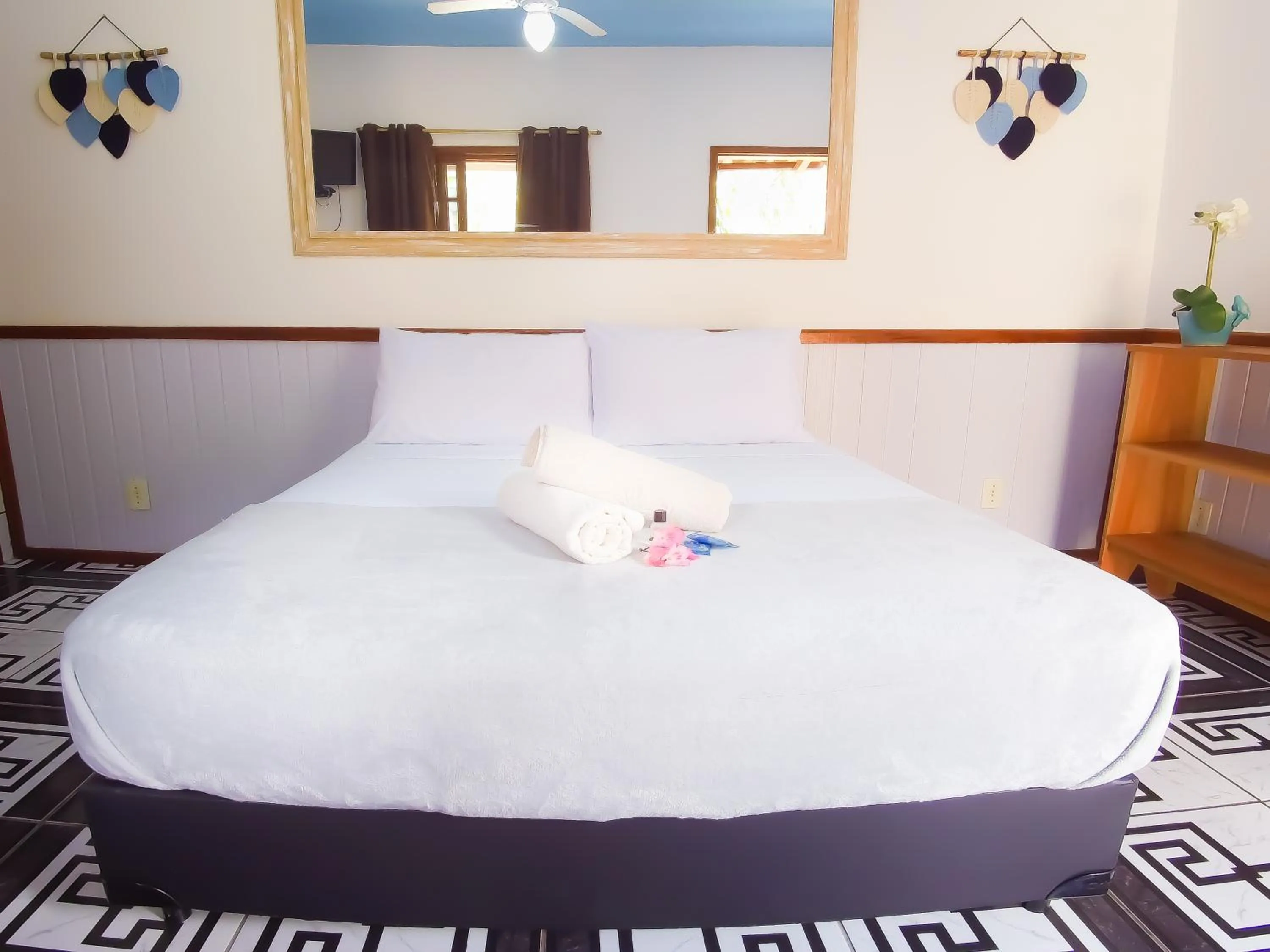 Bed in Raio de Sol pousada & camping