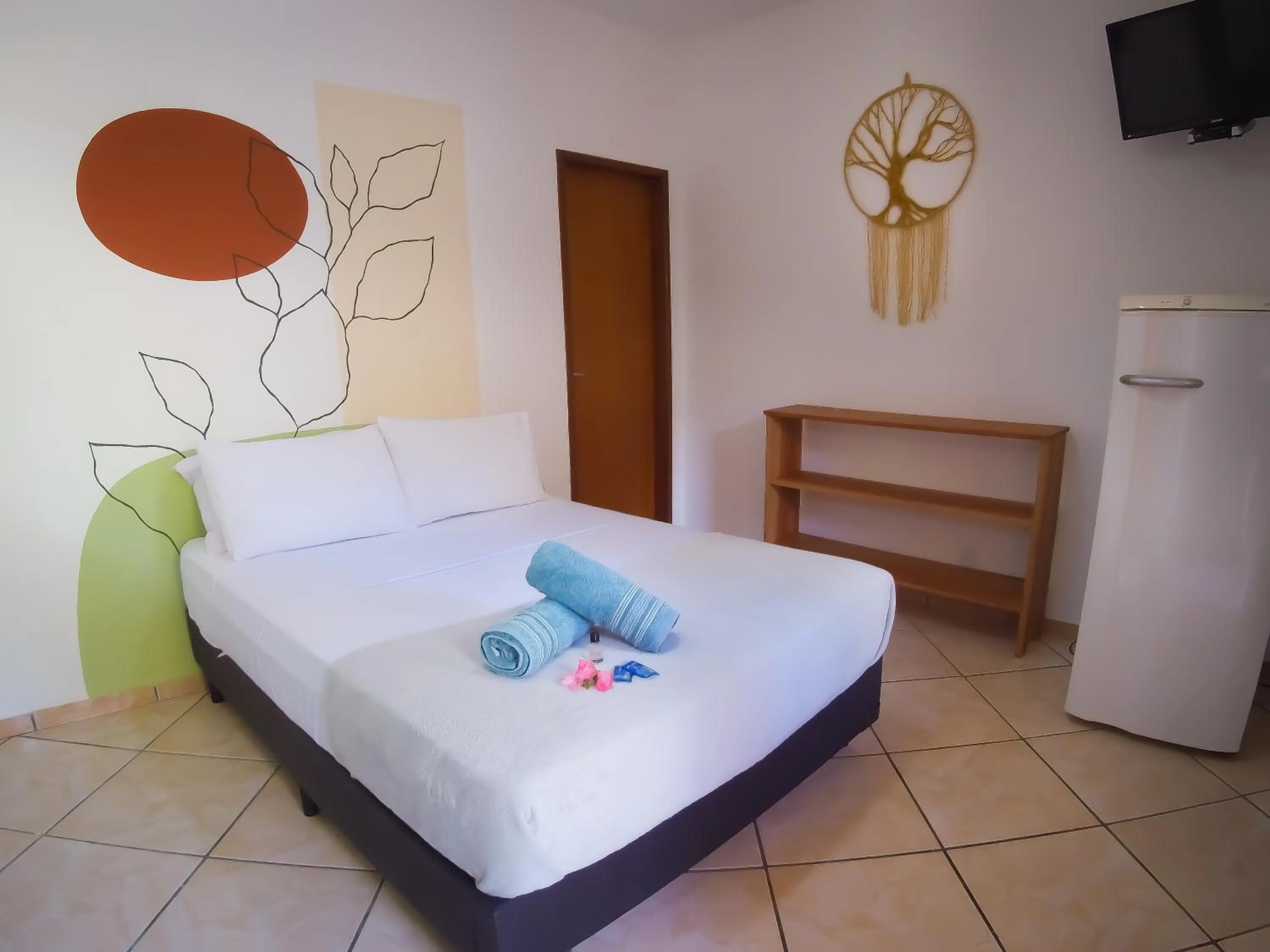 Bed in Raio de Sol pousada & camping