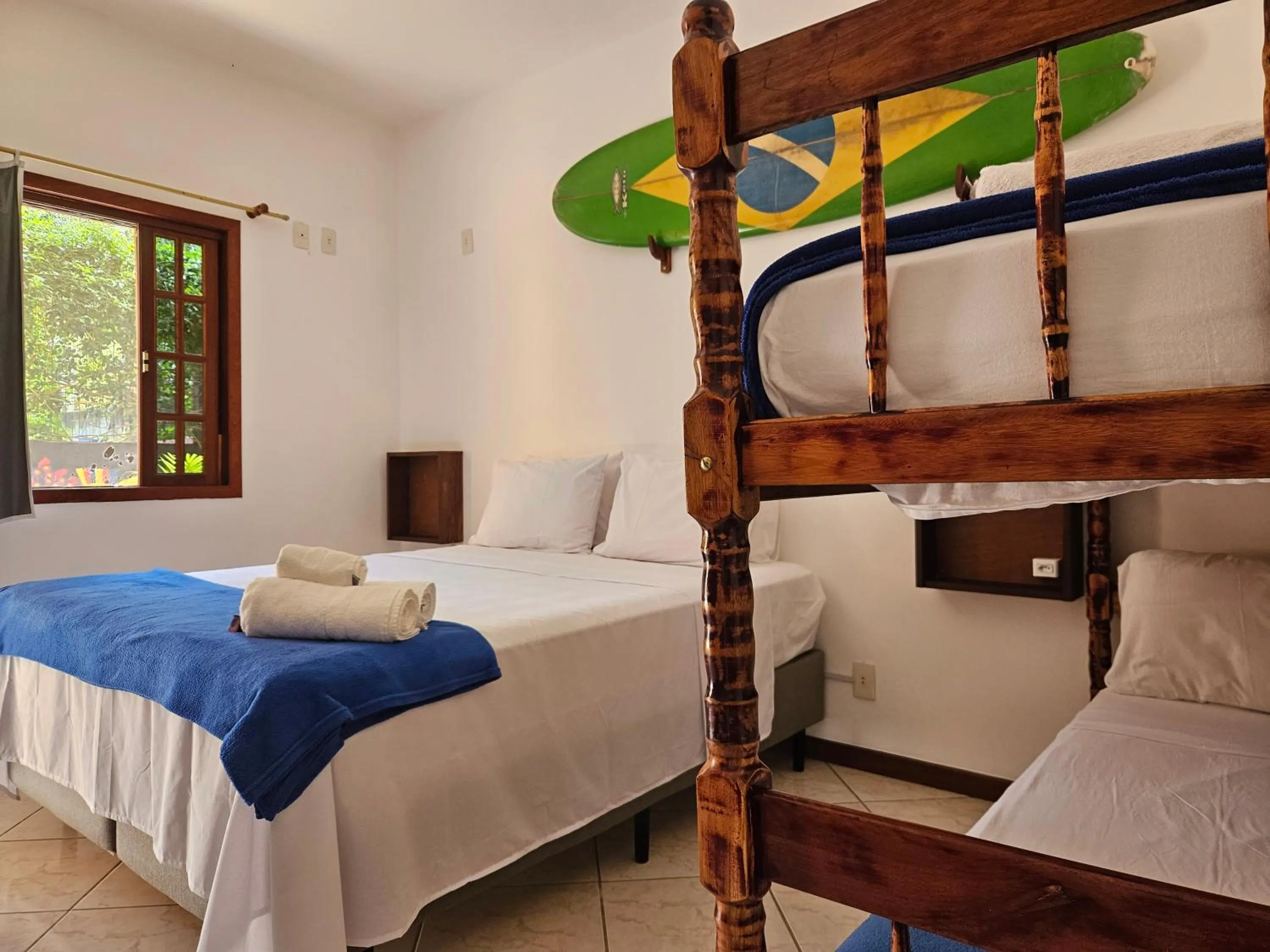 Bed in Raio de Sol pousada & camping