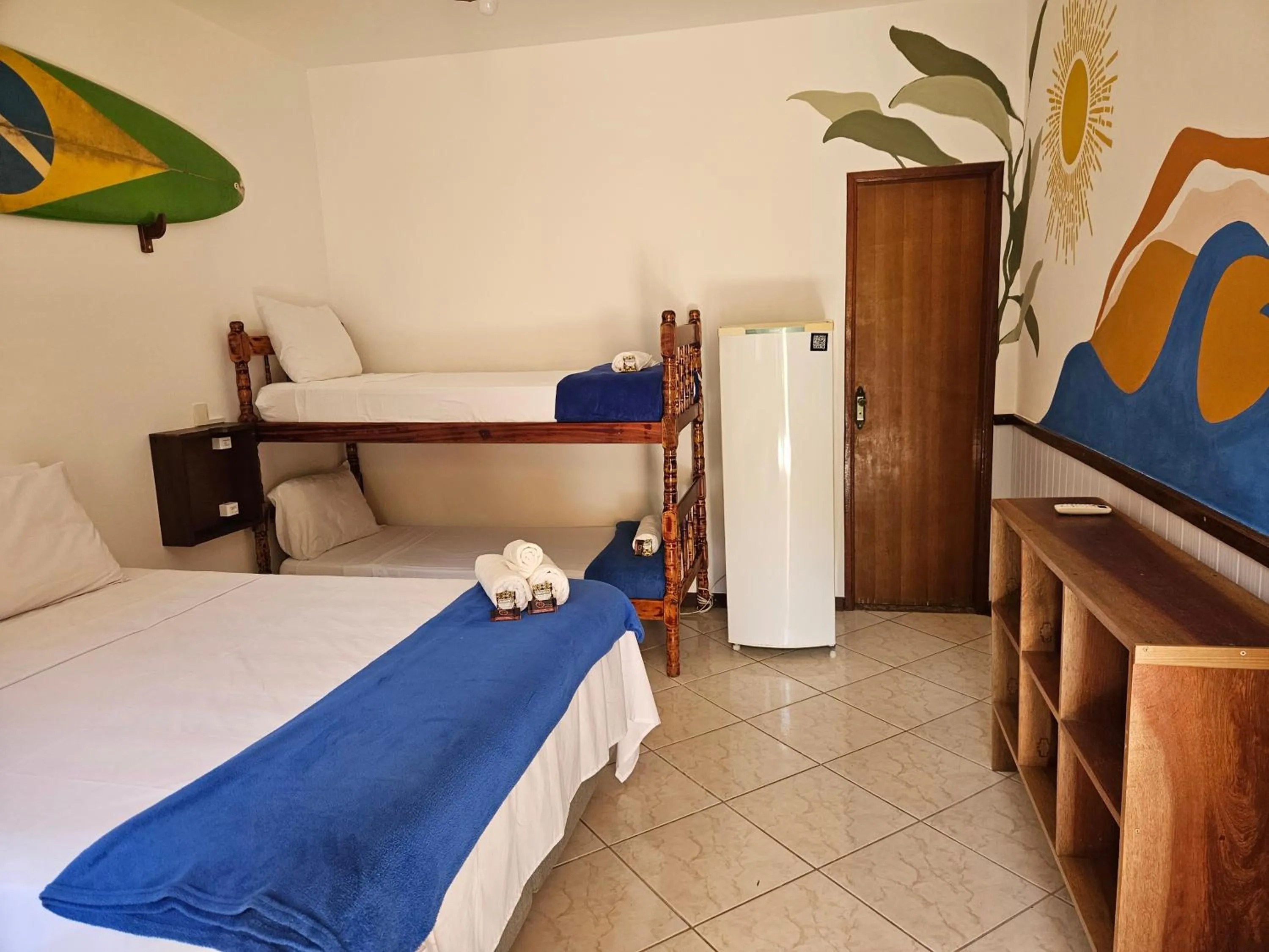 Bed in Raio de Sol pousada & camping