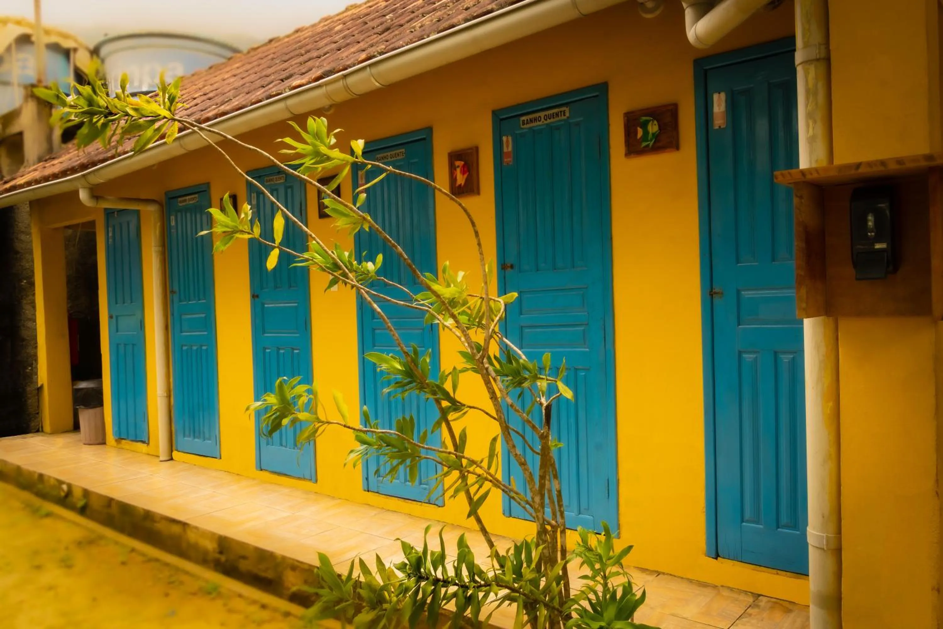 Bathroom in Raio de Sol pousada & camping