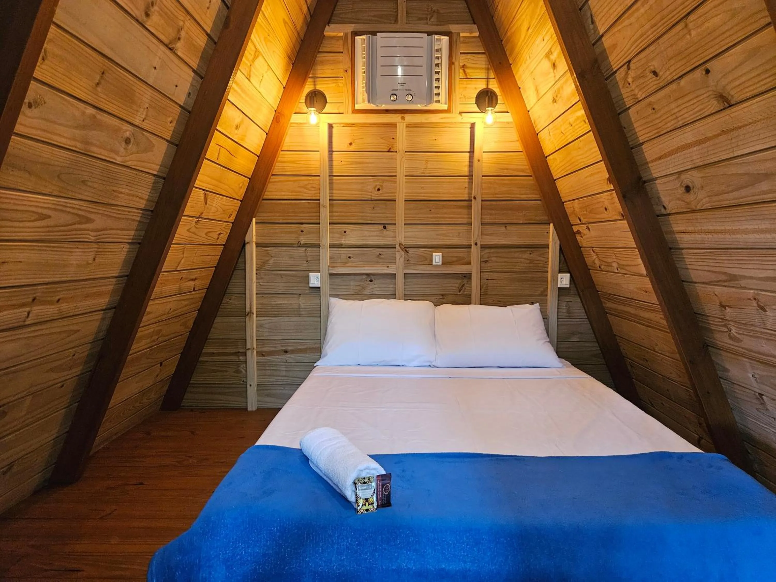 Bed in Raio de Sol pousada & camping