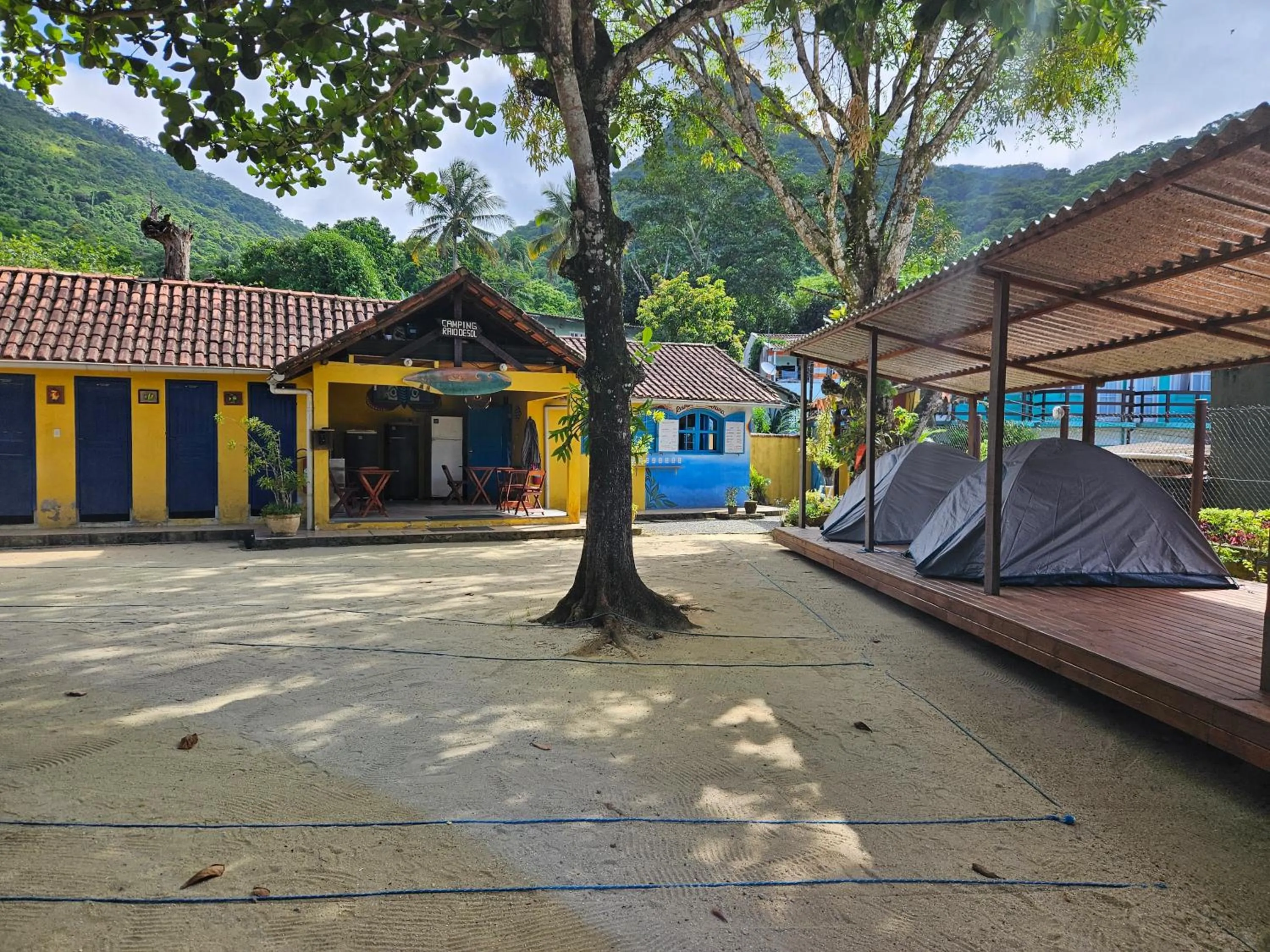 Patio in Raio de Sol pousada & camping