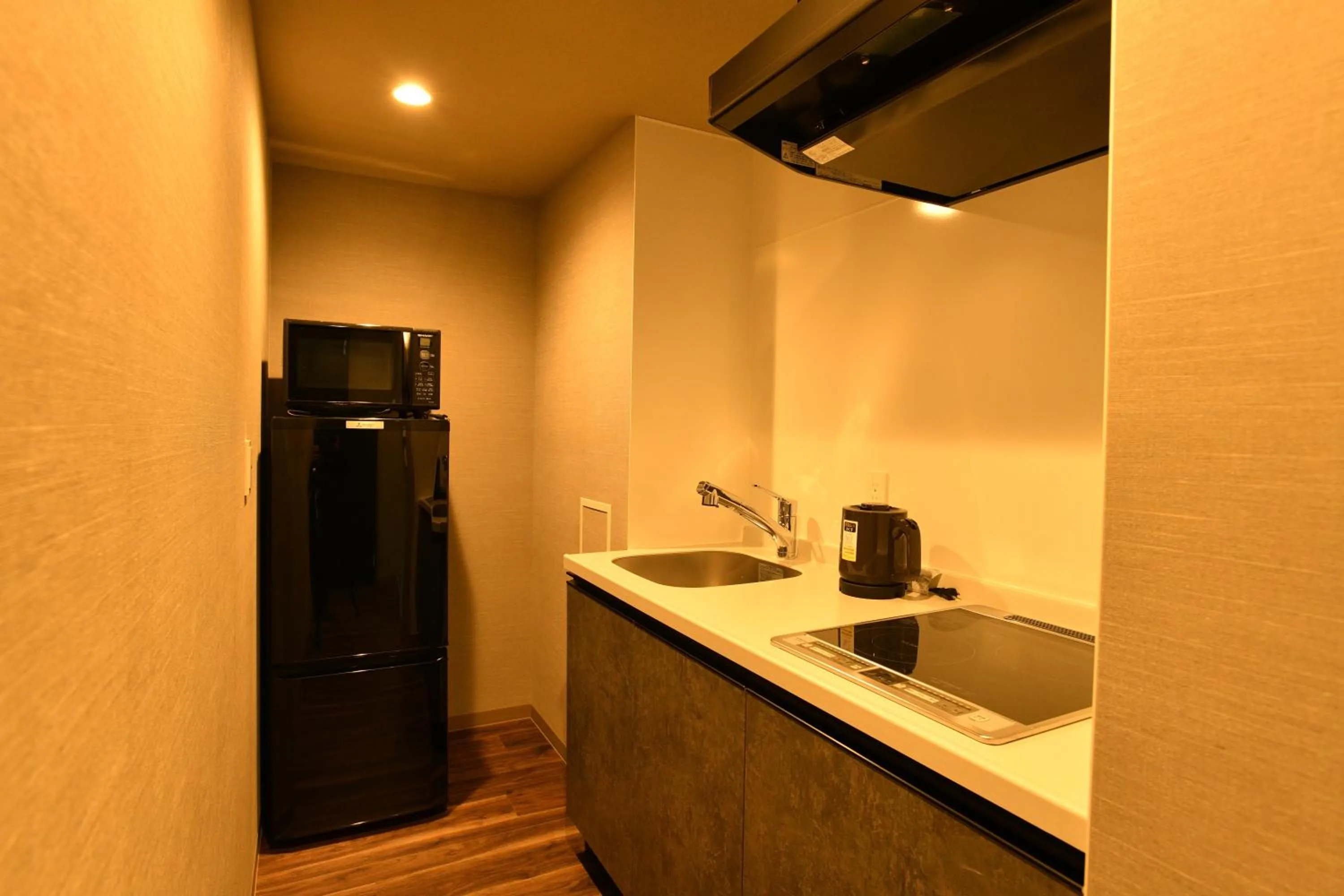 Kitchen or kitchenette in Hotel Imari Aioibashi Bettei