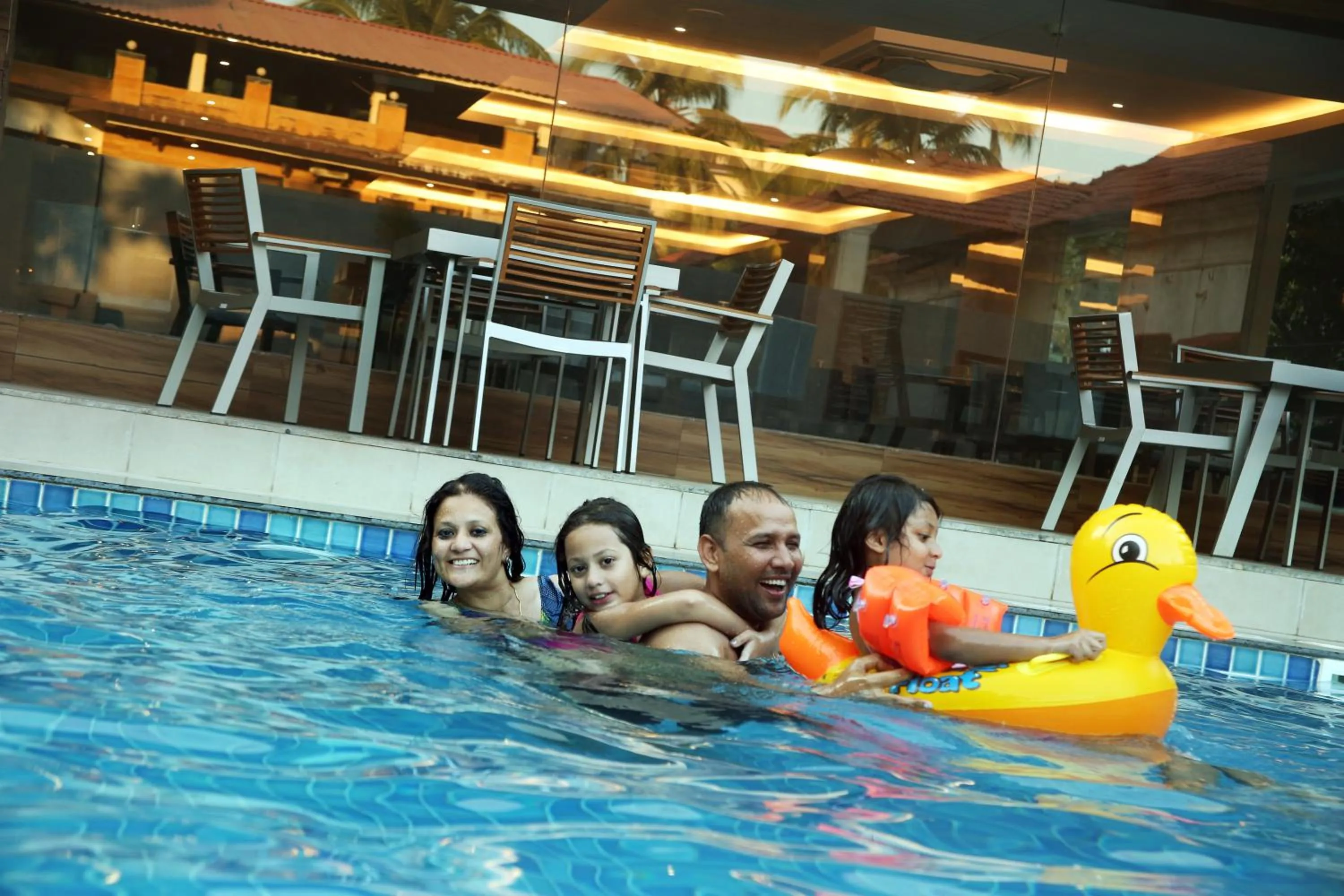 People in Resort The Lohias, Goa Candolim