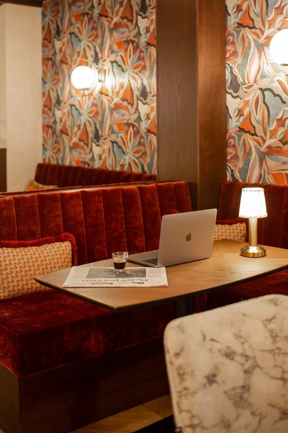 Living room in Hotel Des Deux Continents