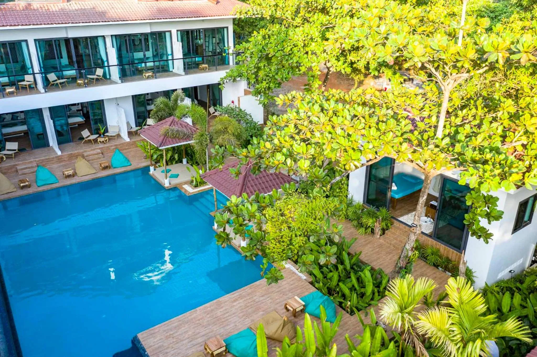 Bird's eye view in By The Sea Koh Mak Boutique Guesthouse