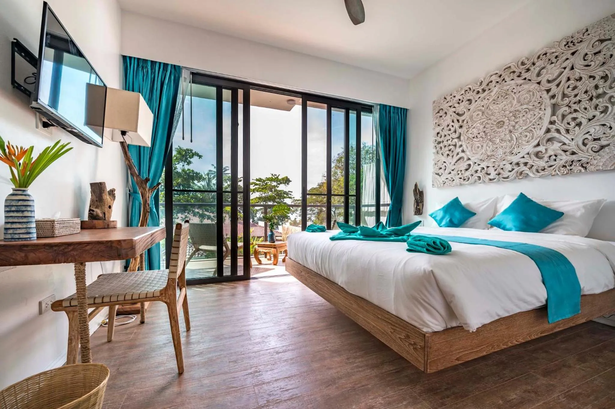 Photo of the whole room, Bed in By The Sea Koh Mak Boutique Guesthouse