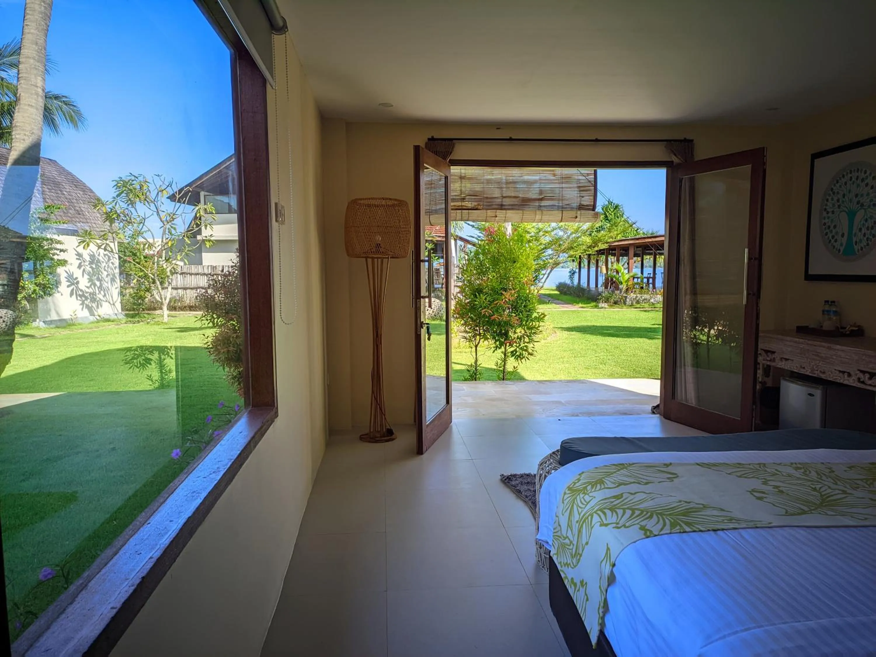 Bed in The Club Villas Lombok