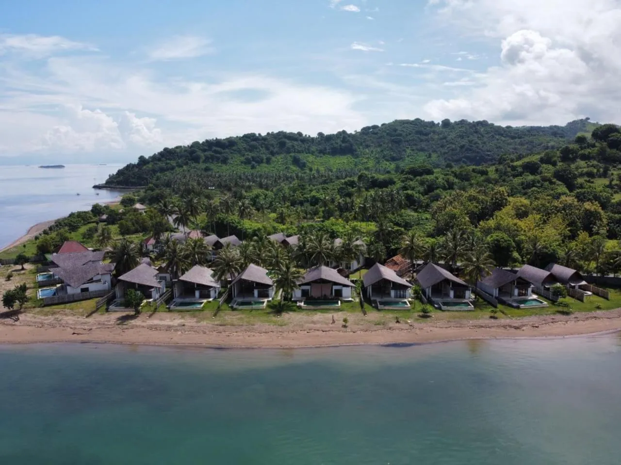 Beach in The Club Villas Lombok