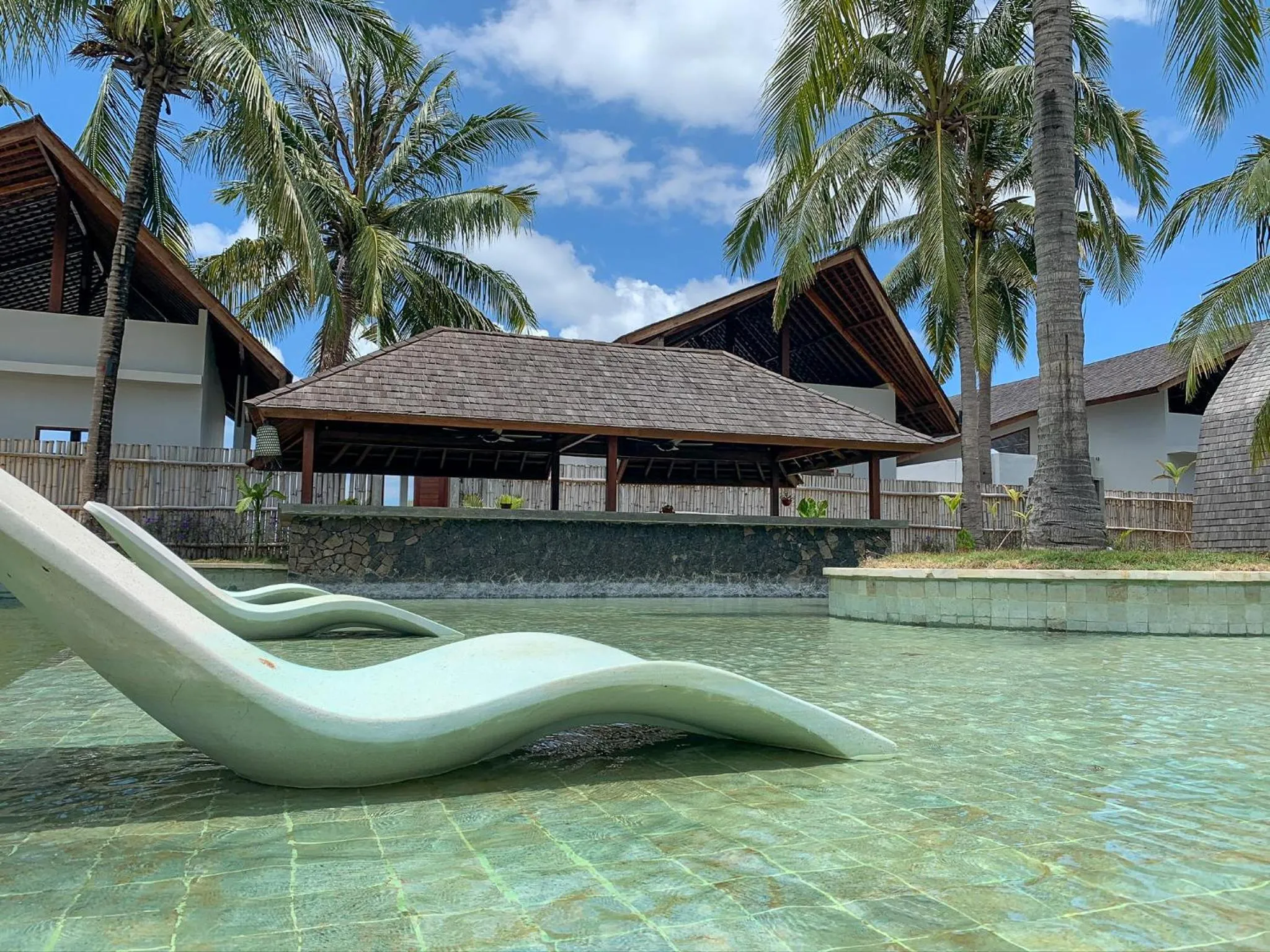 Pool view in The Club Villas Lombok
