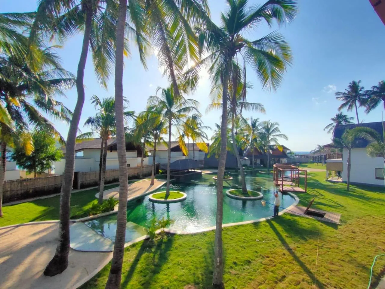 Garden in The Club Villas Lombok