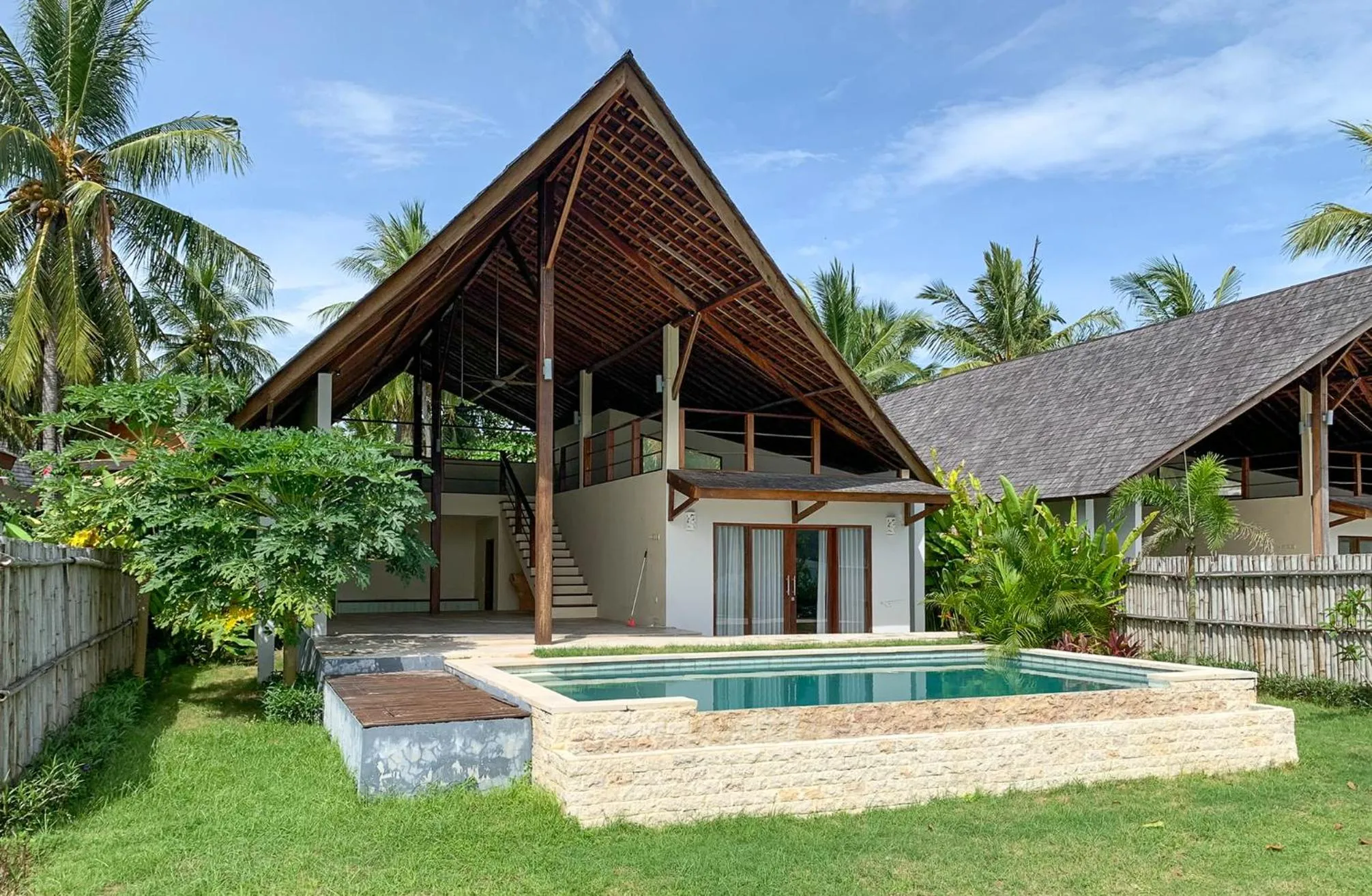 Pool view in The Club Villas Lombok