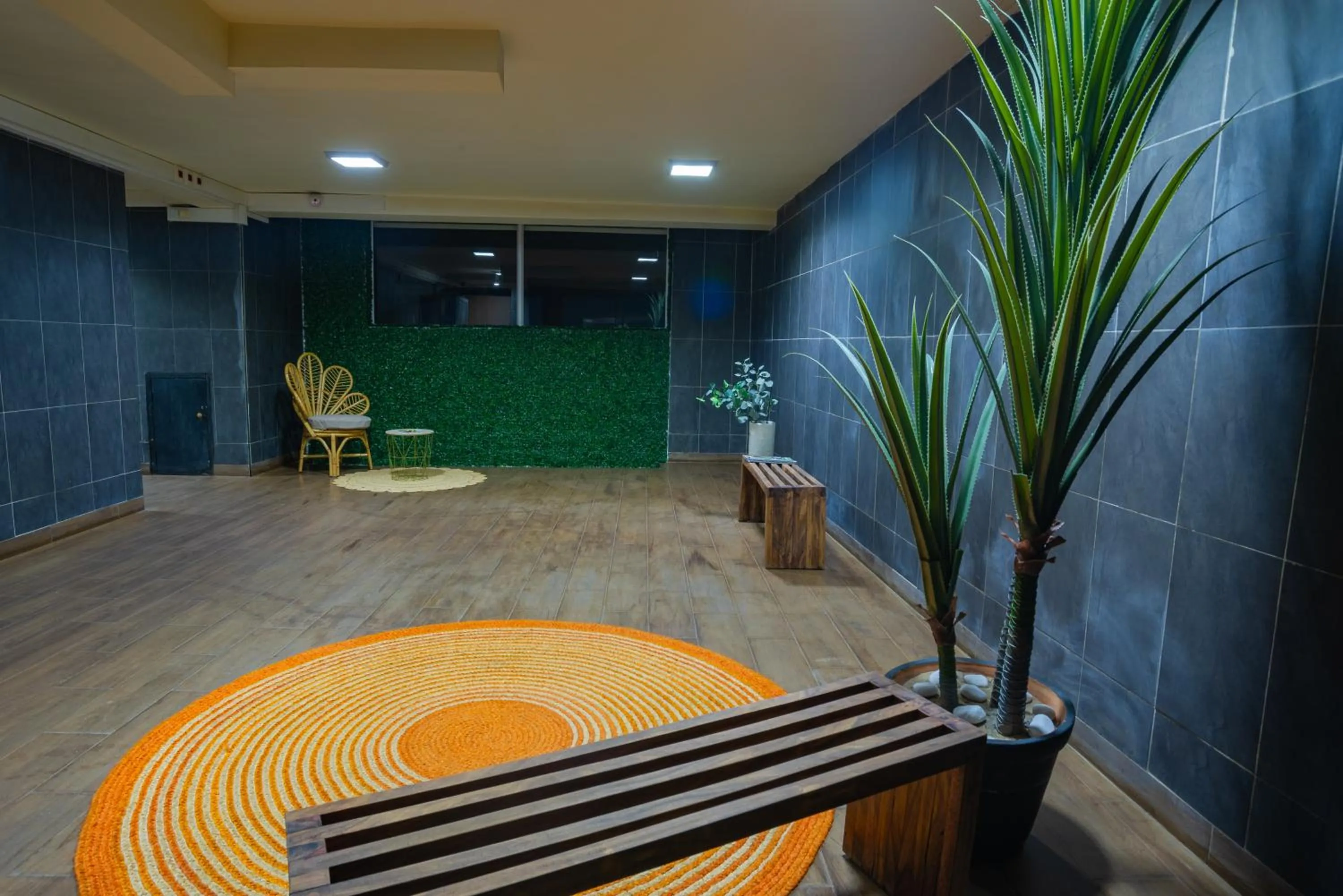 Communal lounge/ TV room in Hotel Le Pousse Pousse