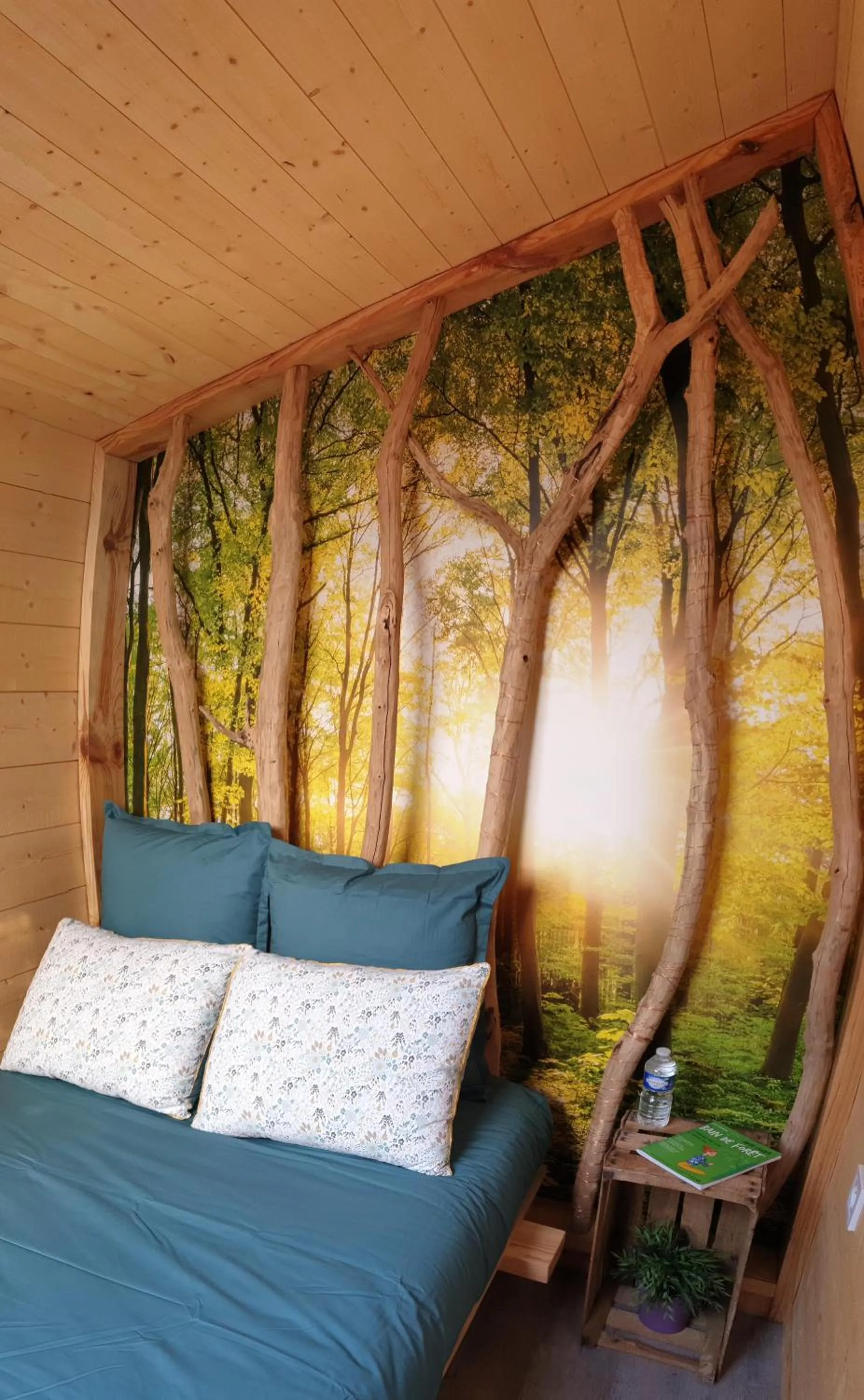 Bedroom in Kabanéo - gîte et sauna- Samois sur Seine - Forêt de Fontainebleau
