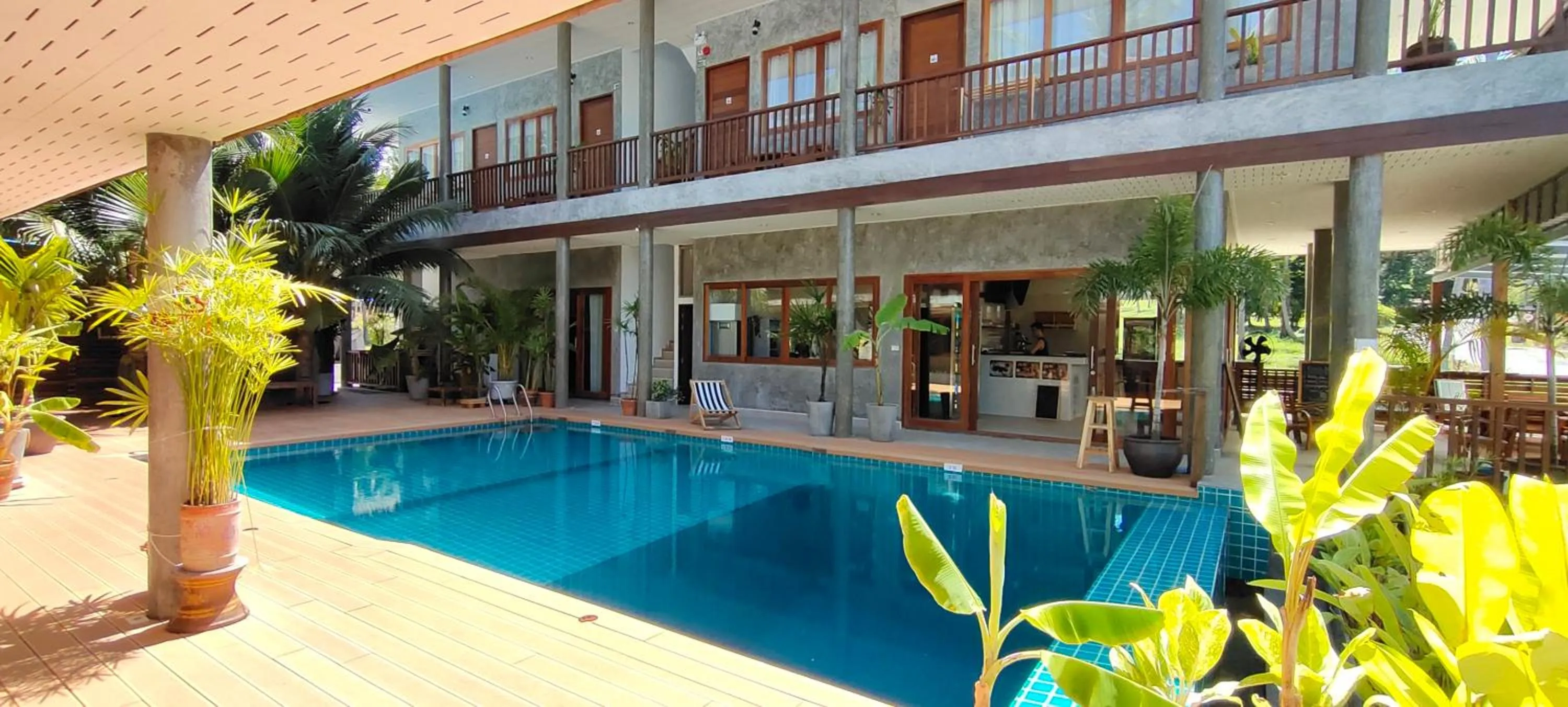 Swimming pool in Le Grand Bleu Hotel