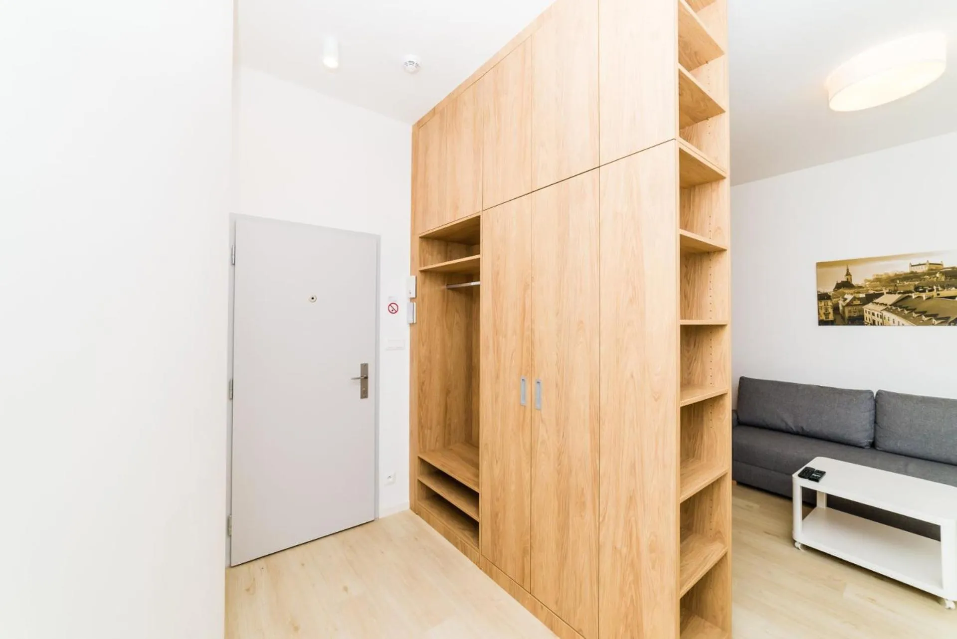 Seating area, Bed in City Castle Apartments Free Parking