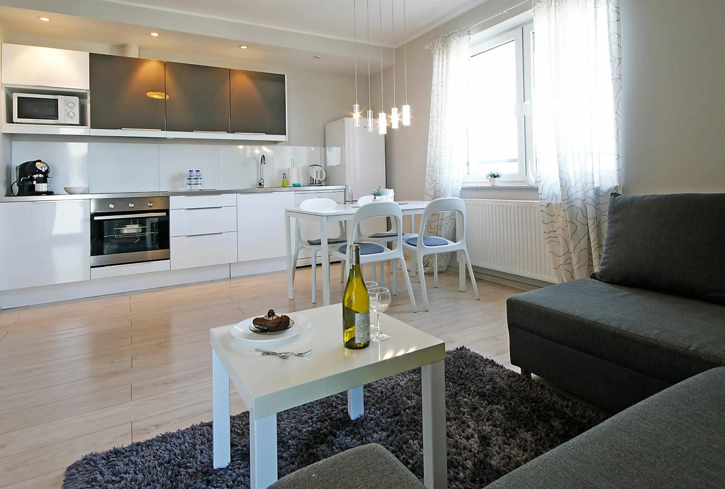 Kitchen or kitchenette in IRS ROYAL APARTMENTS Apartamenty IRS Albatros