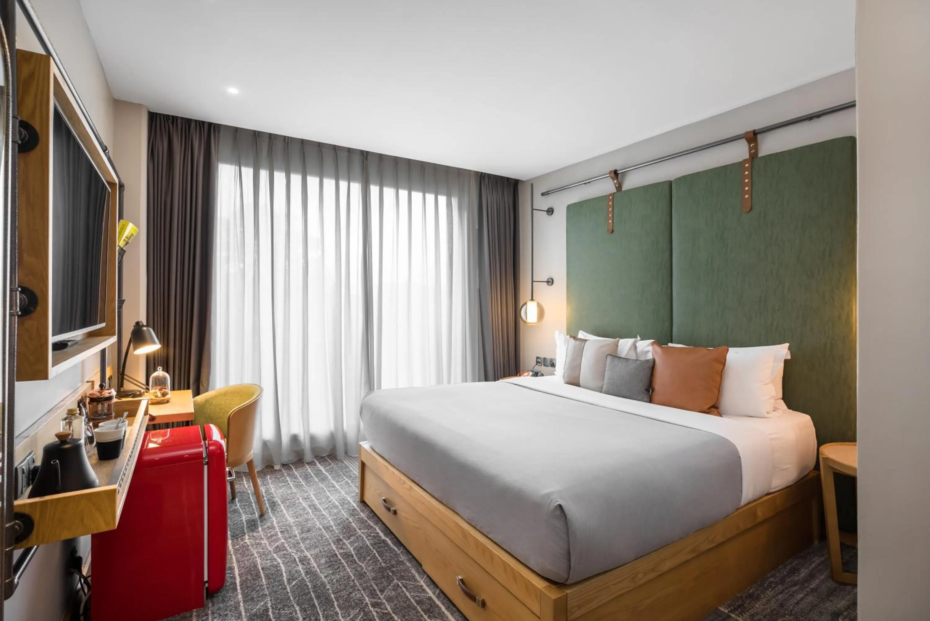 Bed in The Social House Nairobi, a Preferred Lifestyle Hotel