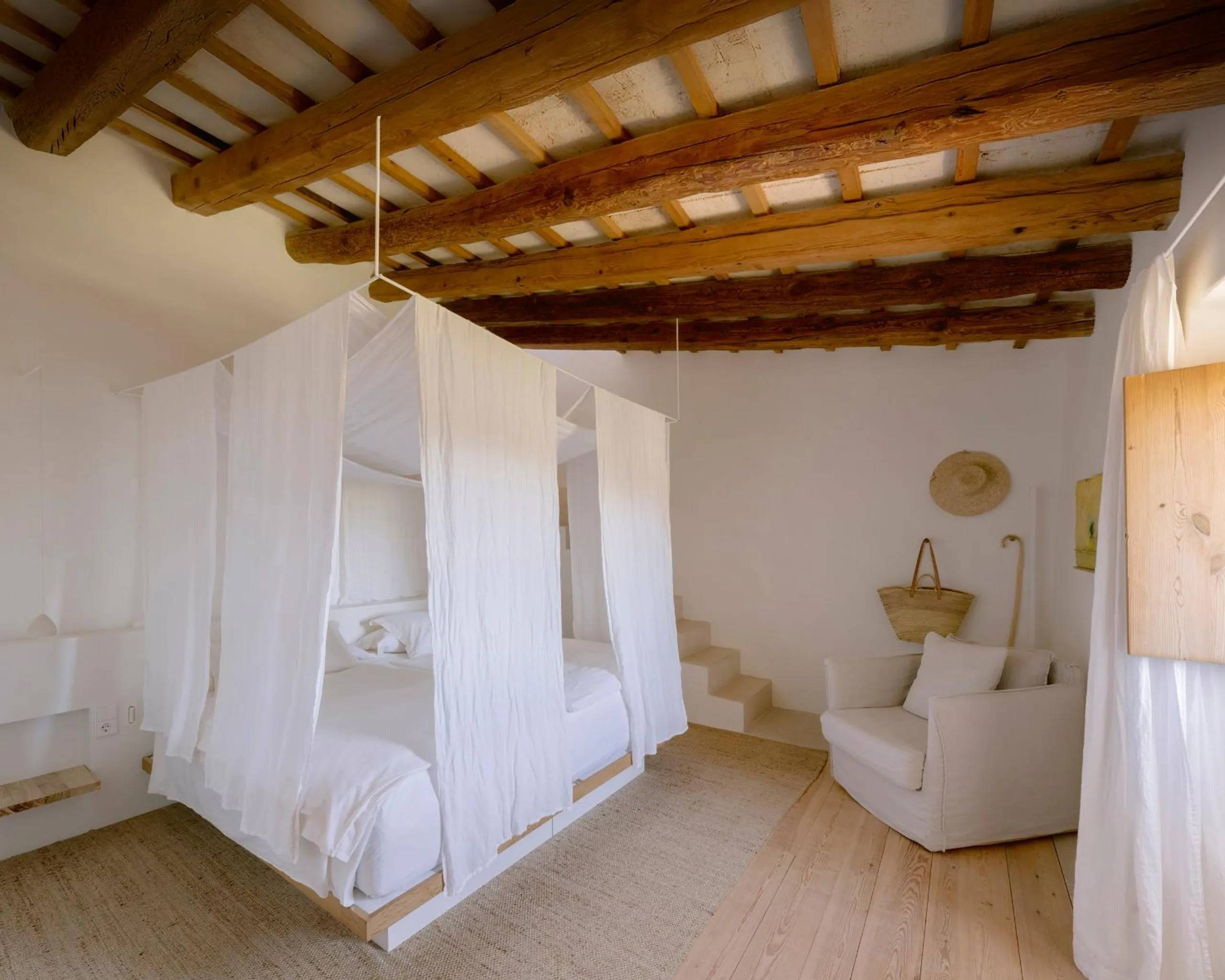 Bedroom, Bed in Es Raco d'Arta, Mallorca, a Member of Design Hotels