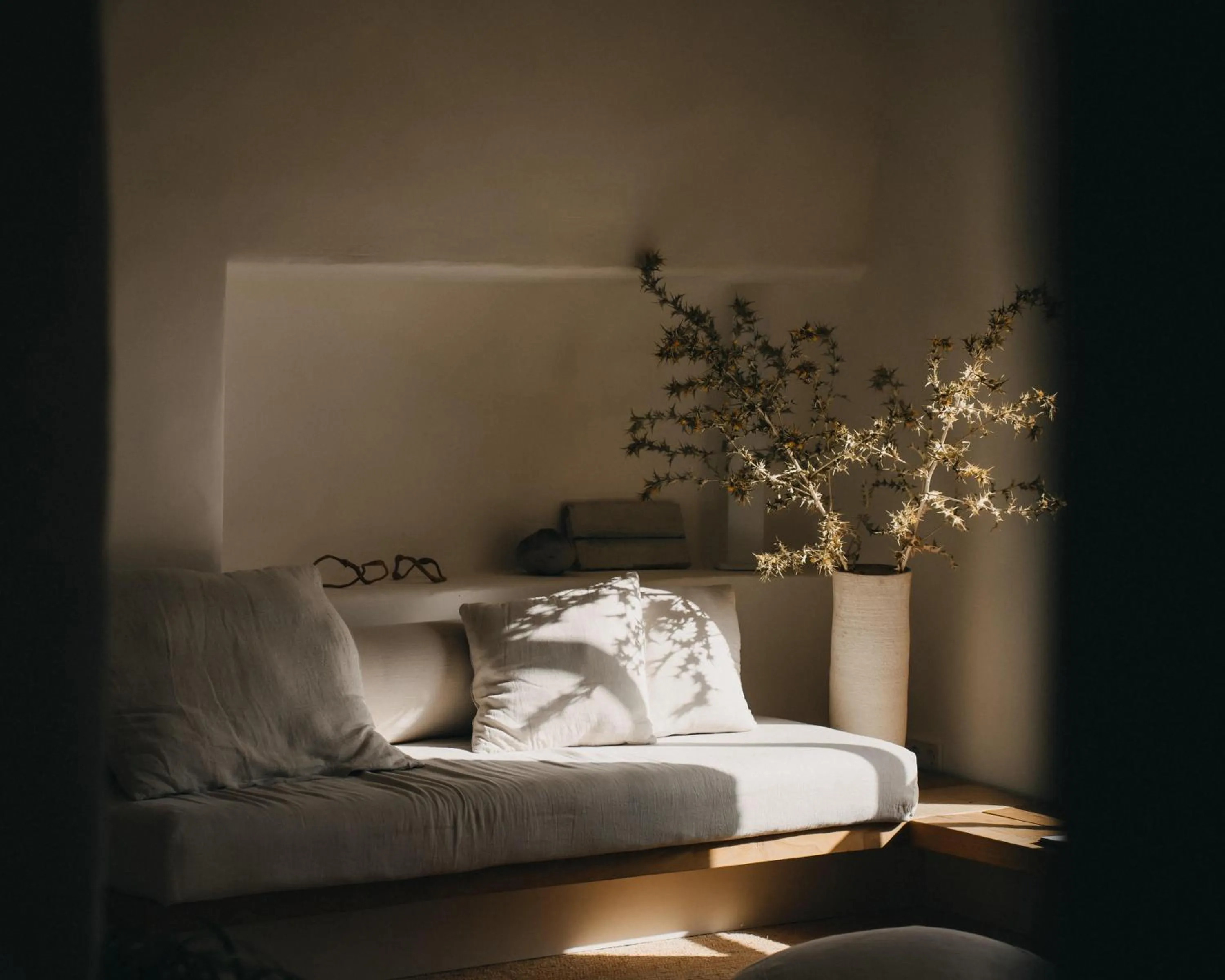 Seating area, Bed in Es Raco d'Arta, Mallorca, a Member of Design Hotels
