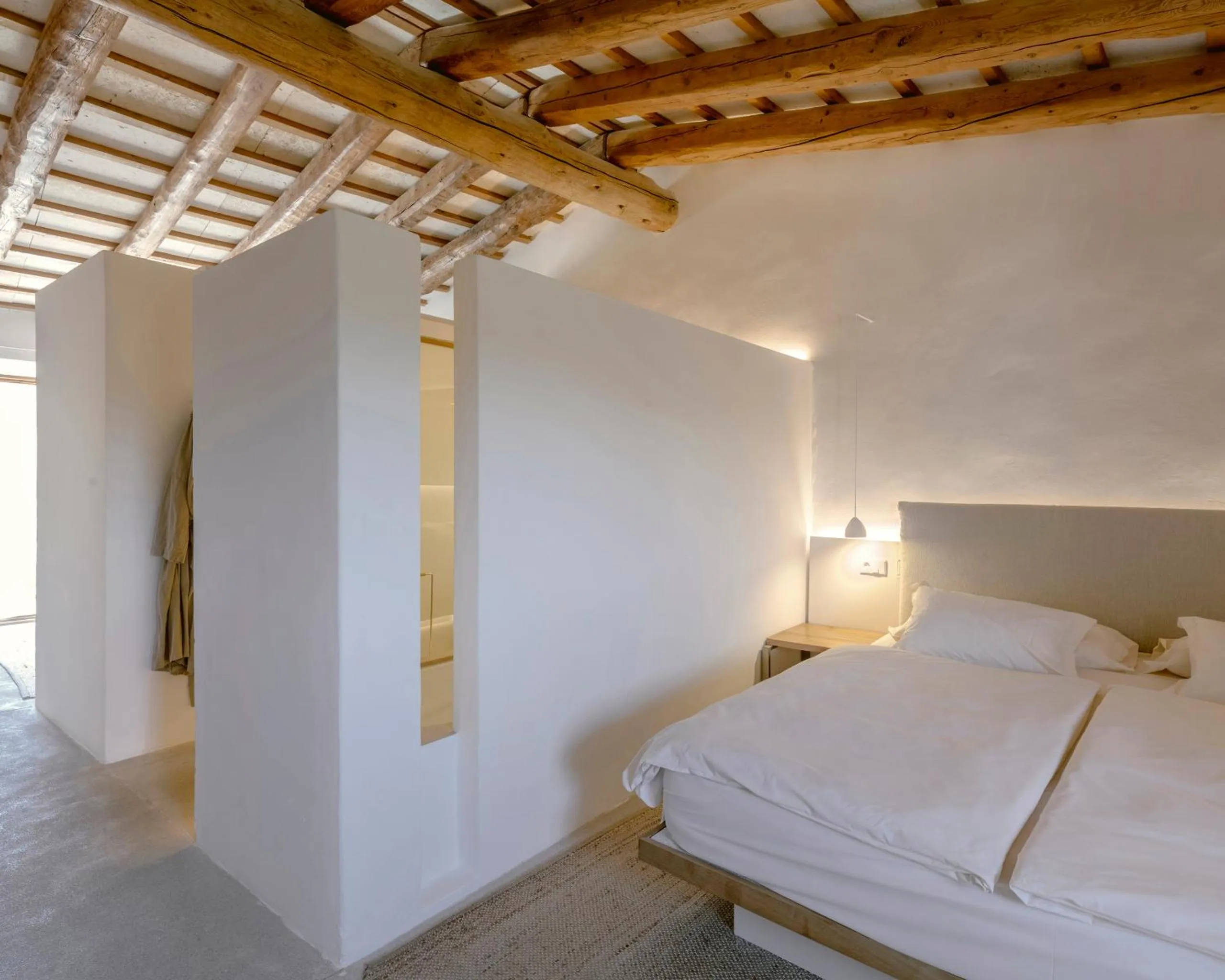 Bedroom, Bed in Es Raco d'Arta, Mallorca, a Member of Design Hotels