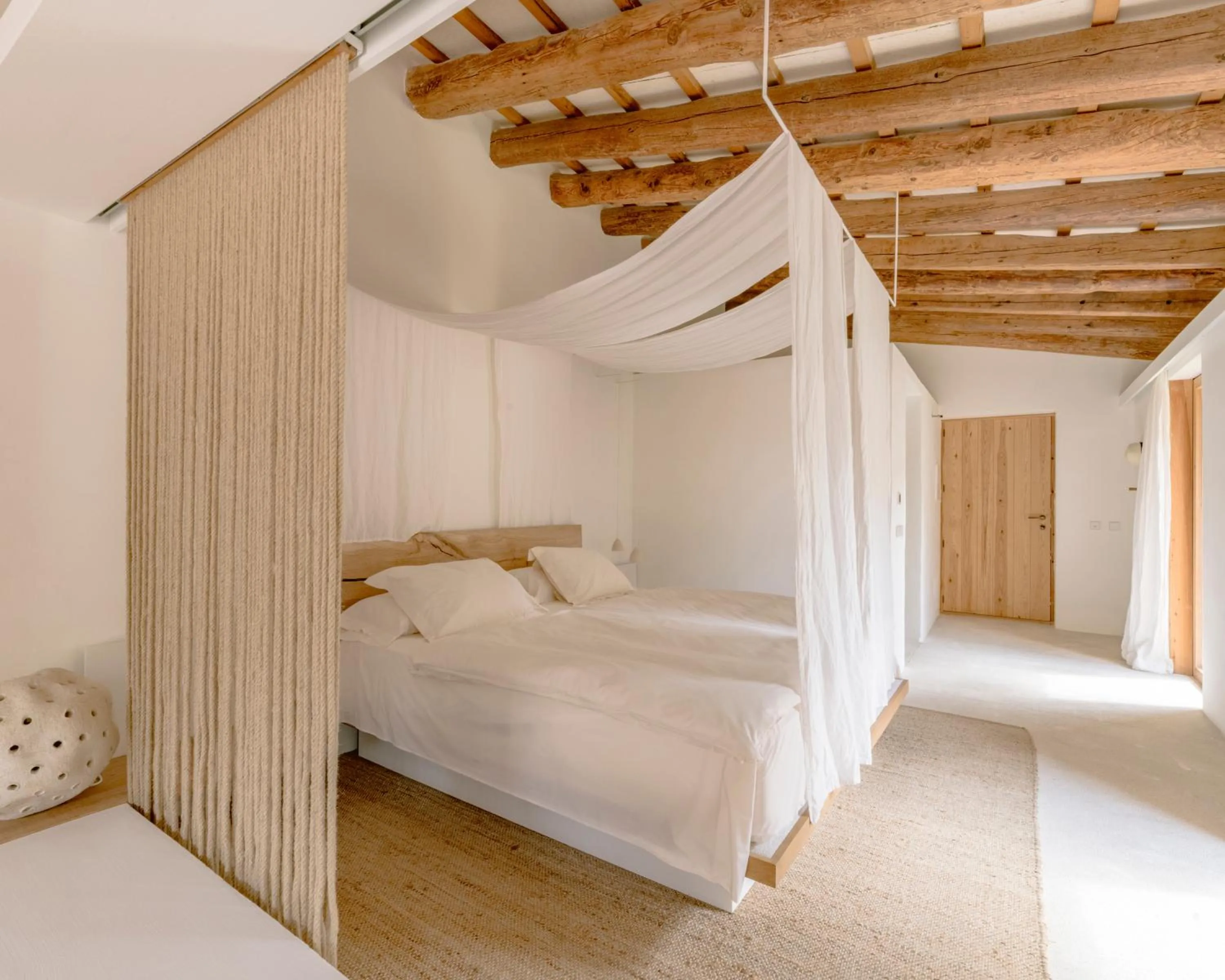 Bedroom, Bed in Es Raco d'Arta, Mallorca, a Member of Design Hotels