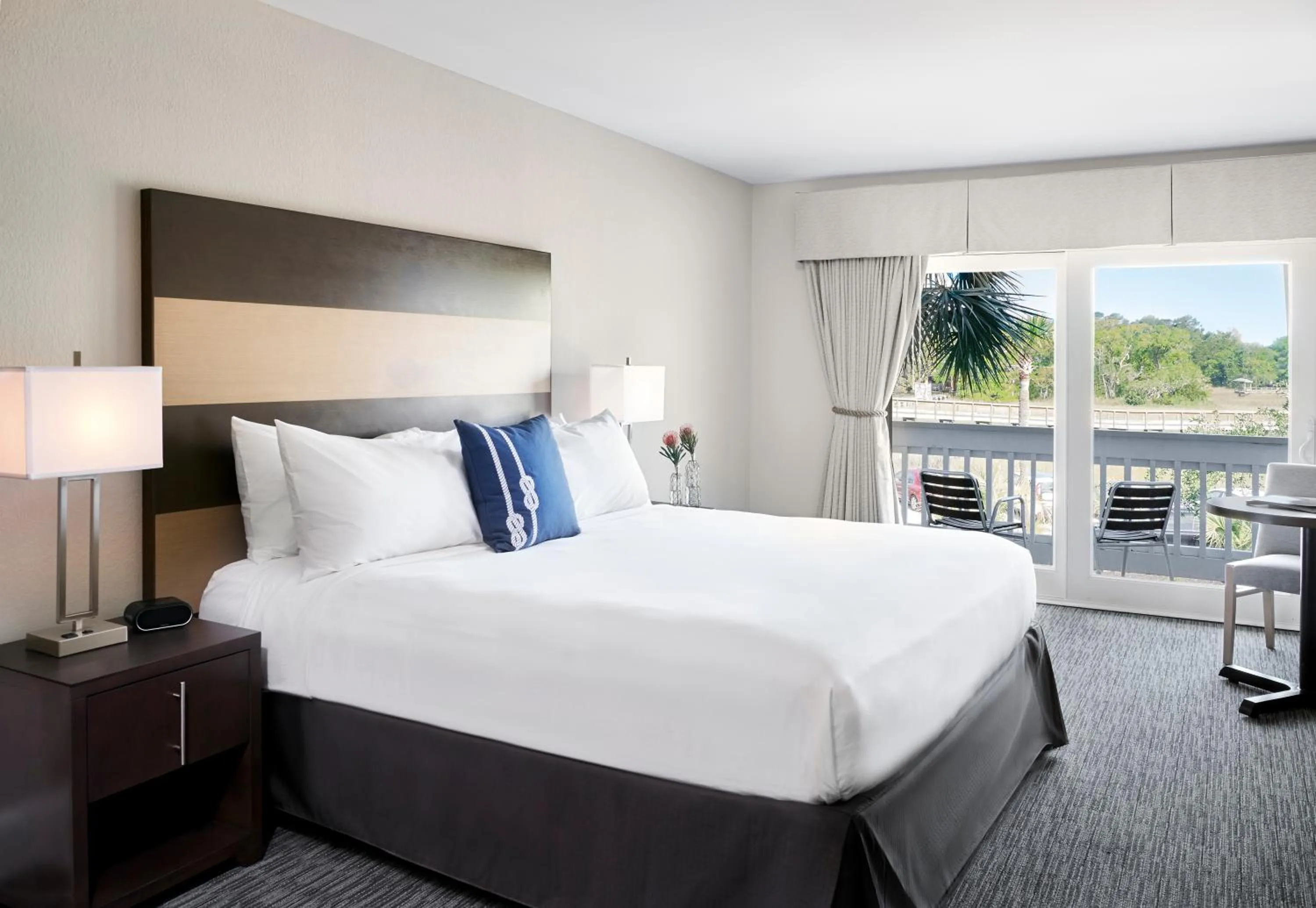 Bed in Shem Creek Inn