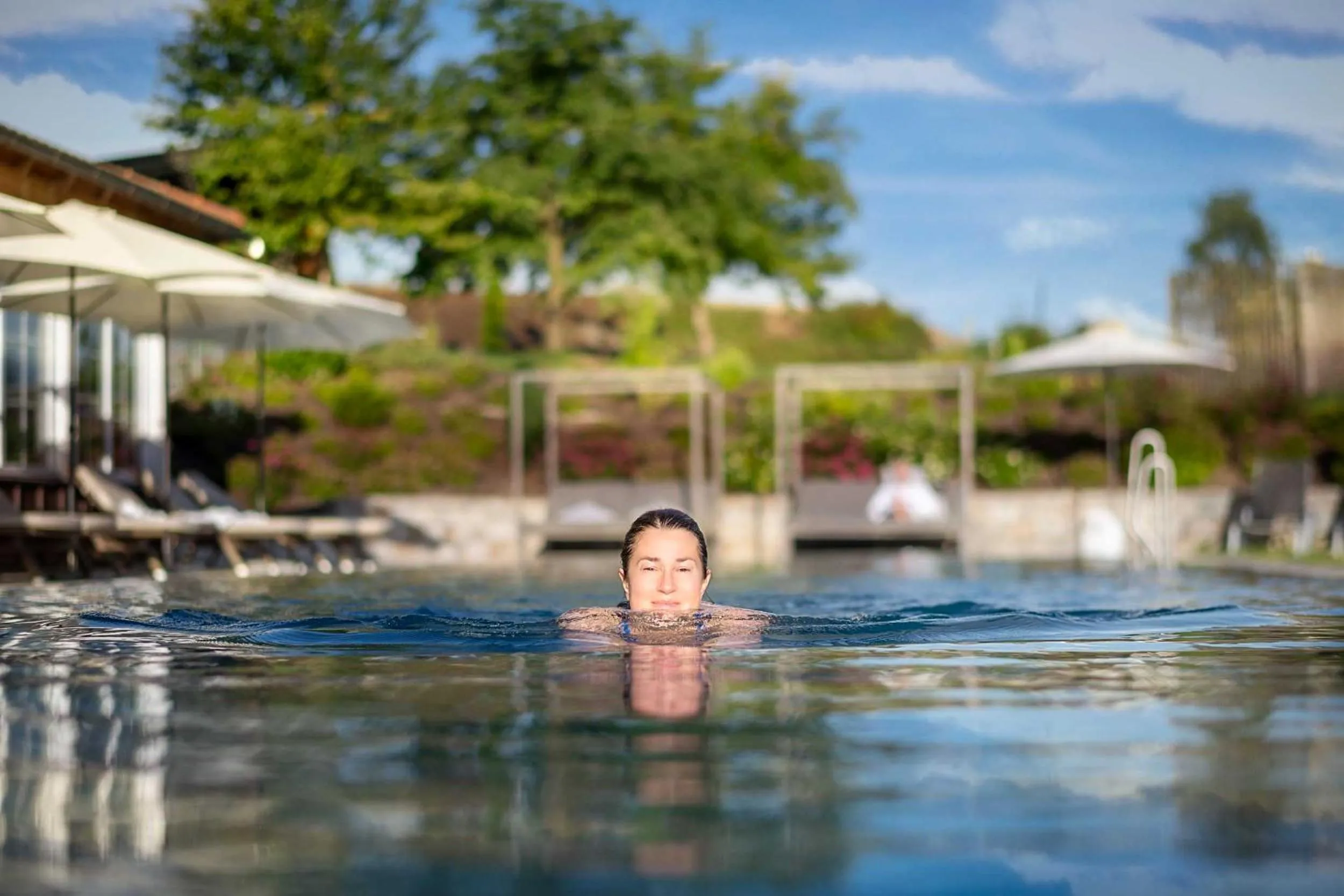 Swimming pool in Hotel Lindenwirt