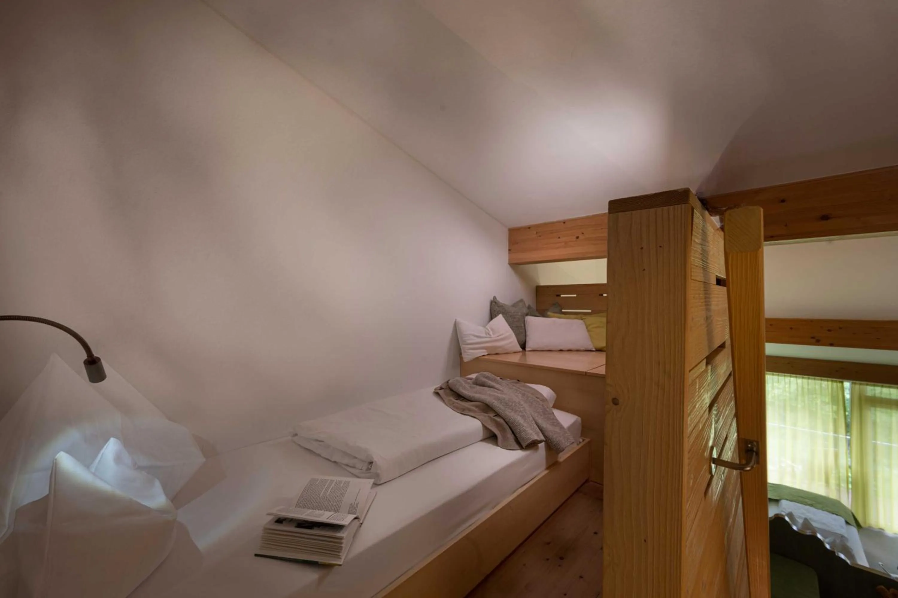 Bed in Hotel Lindenwirt