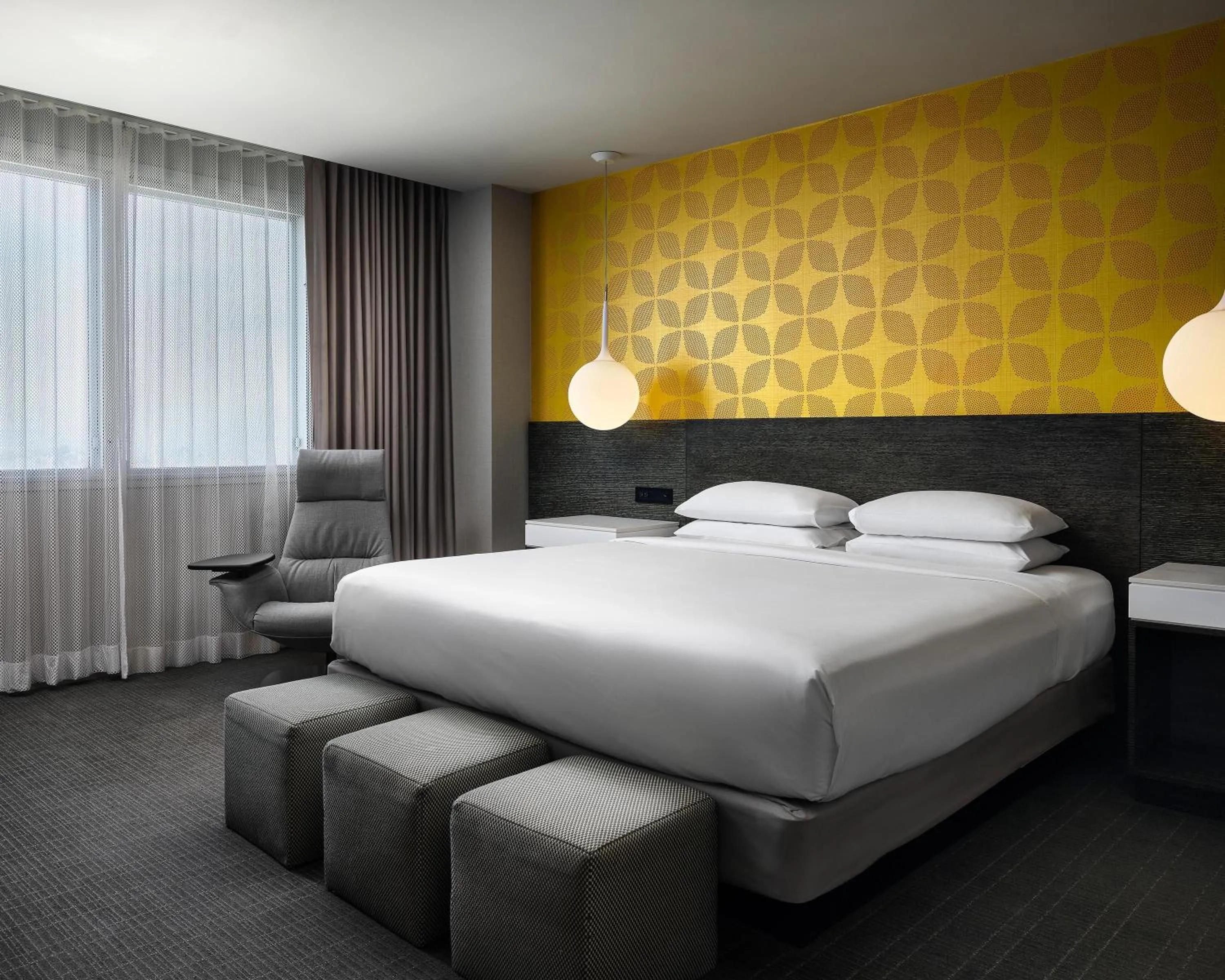 Photo of the whole room, Bed in Hyatt Regency Los Angeles International Airport