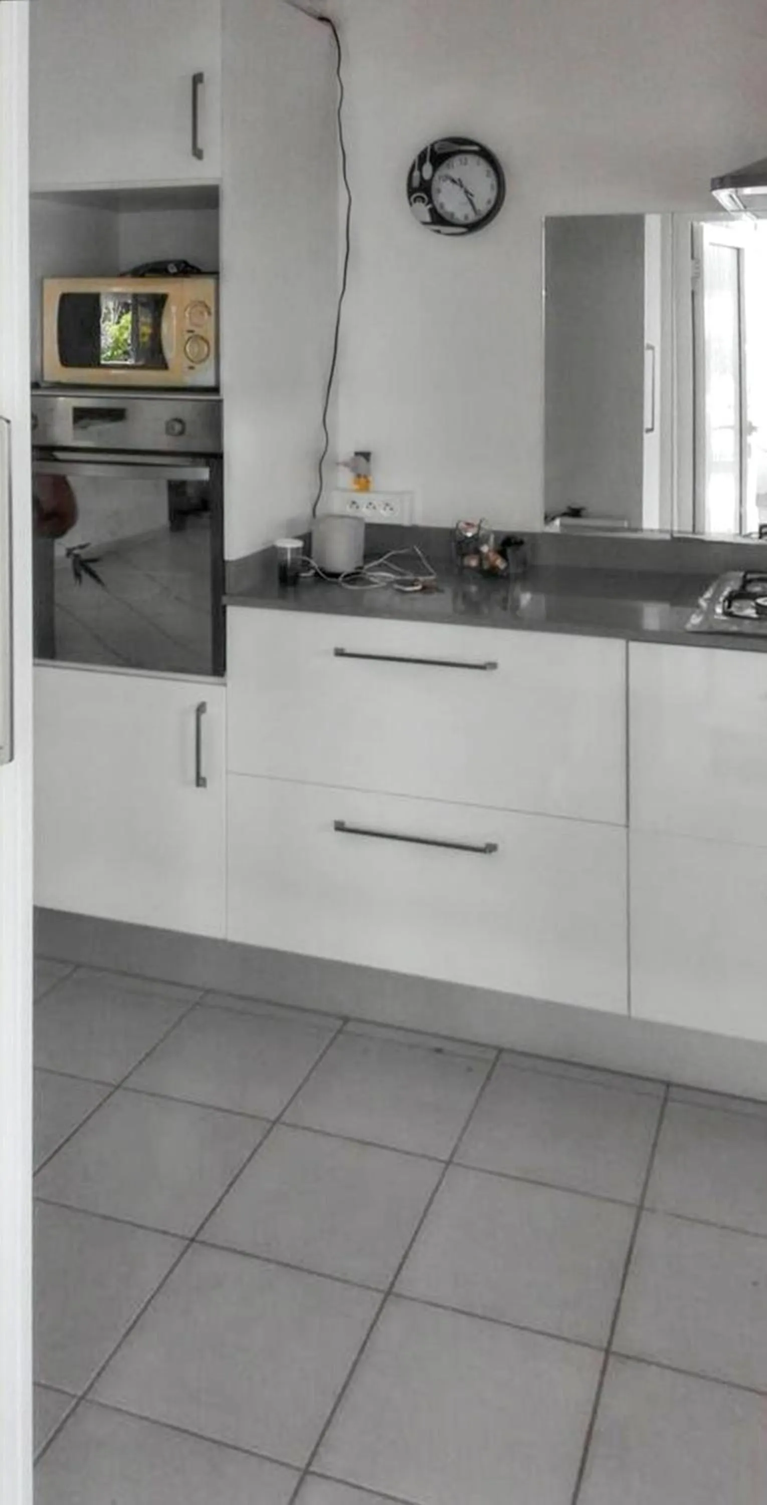 Kitchen or kitchenette in Maison élégante à Petit Bourg + Piscine