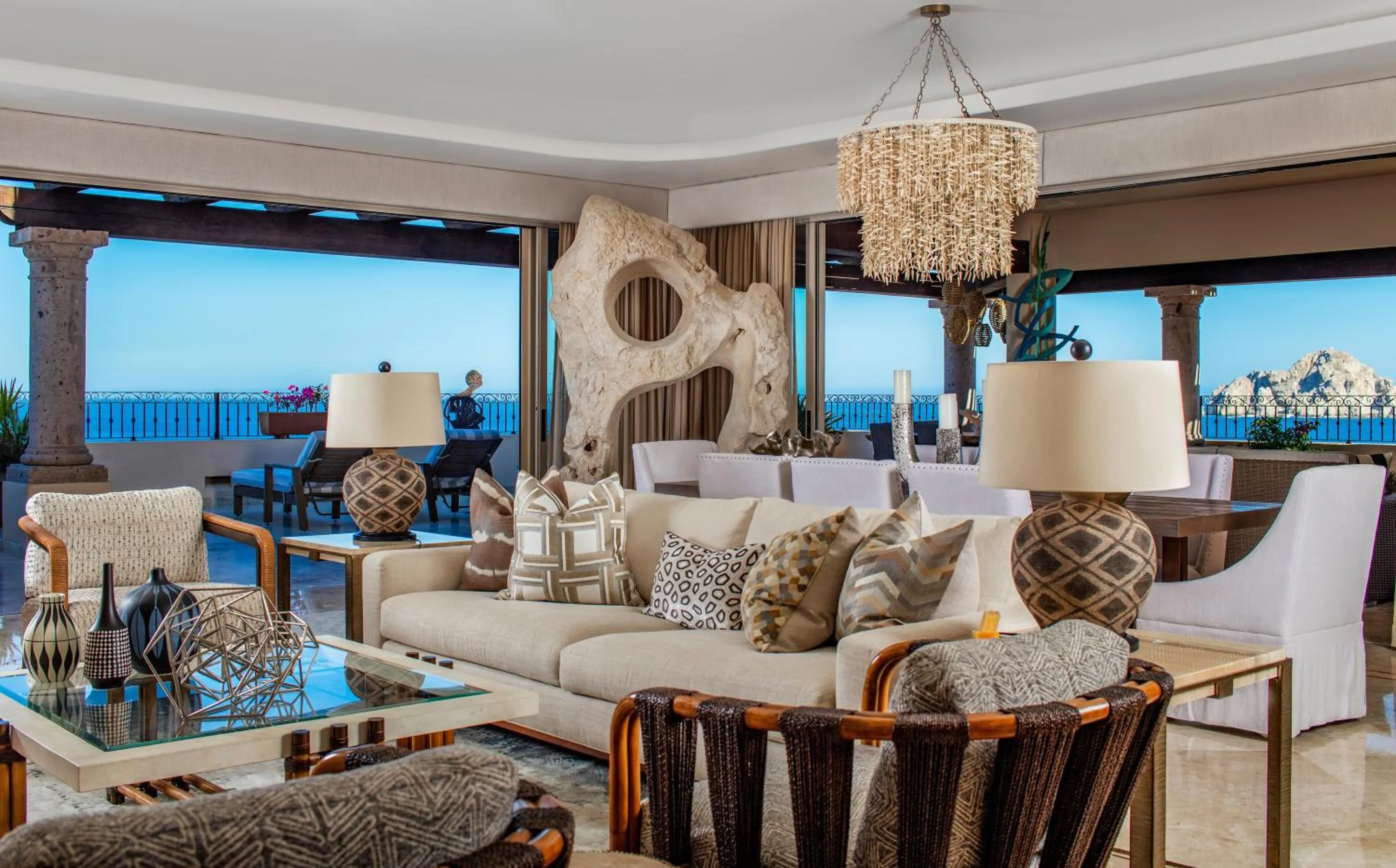 Living room in Cabo La Estancia