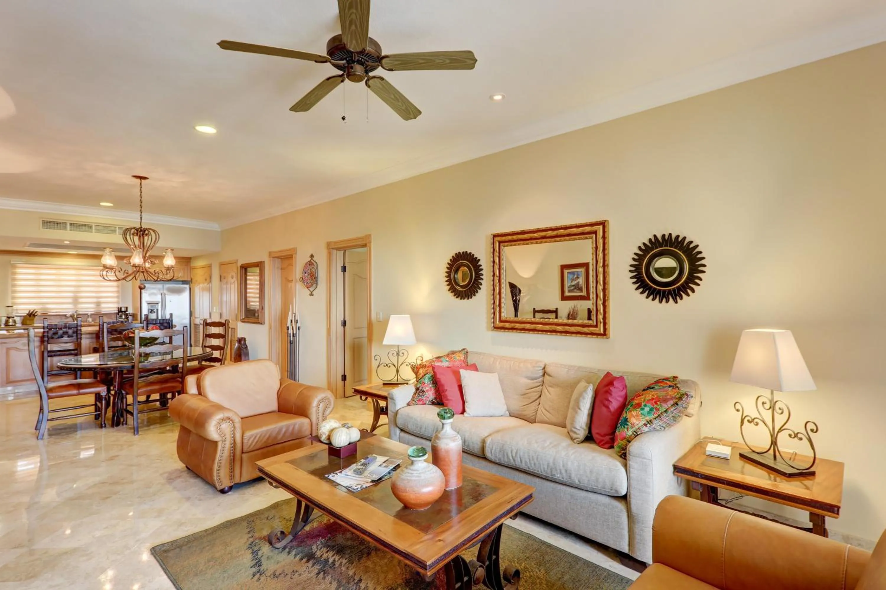 Living room in Cabo La Estancia