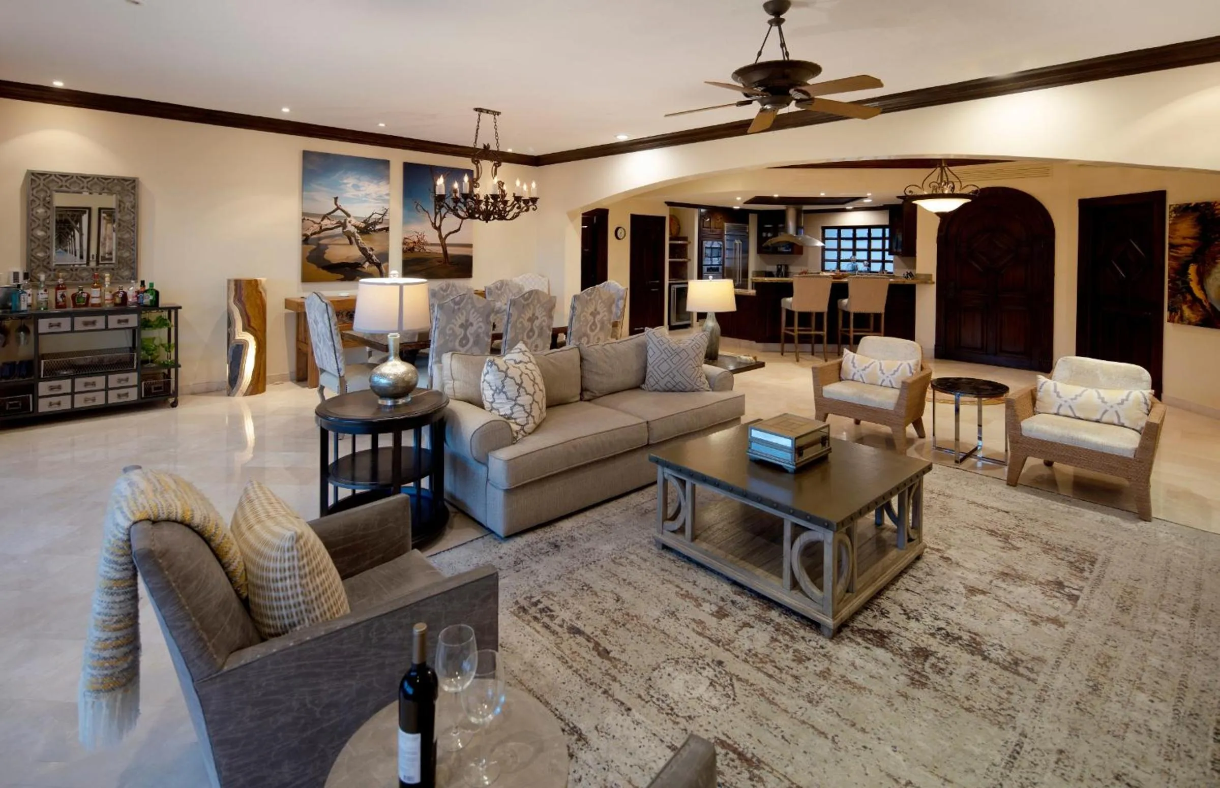 Living room in Cabo La Estancia