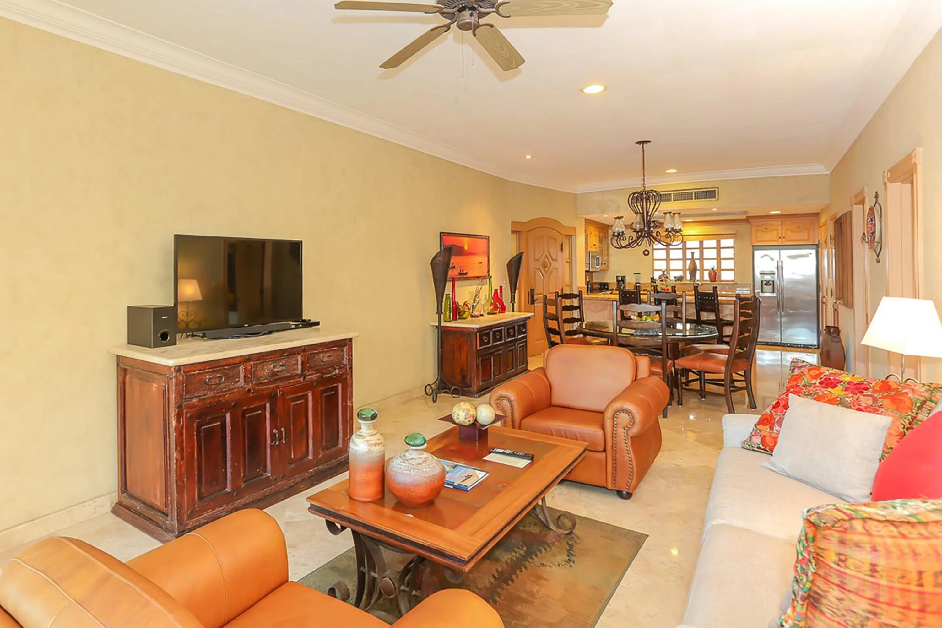 Living room in Cabo La Estancia