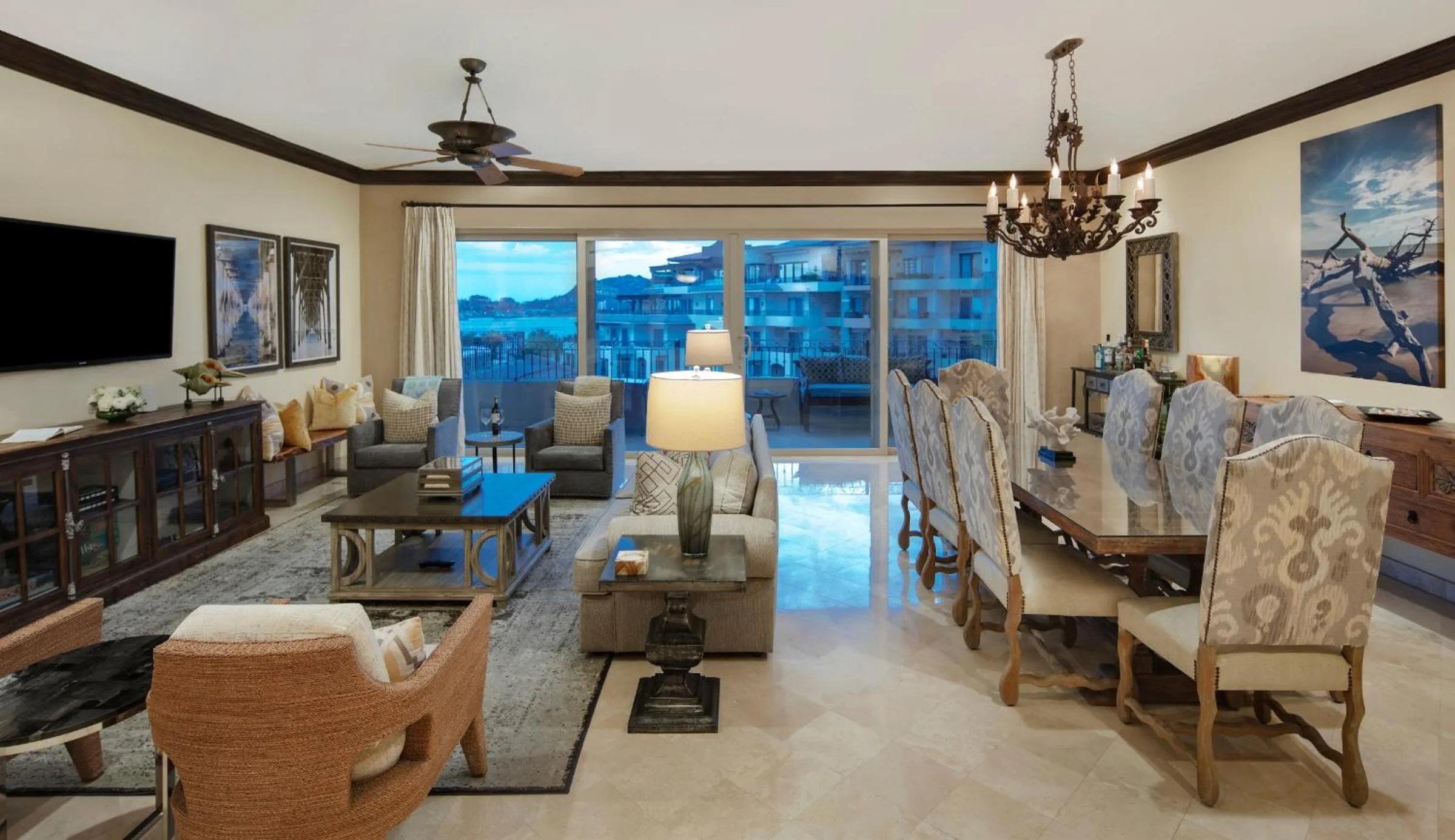Living room in Cabo La Estancia