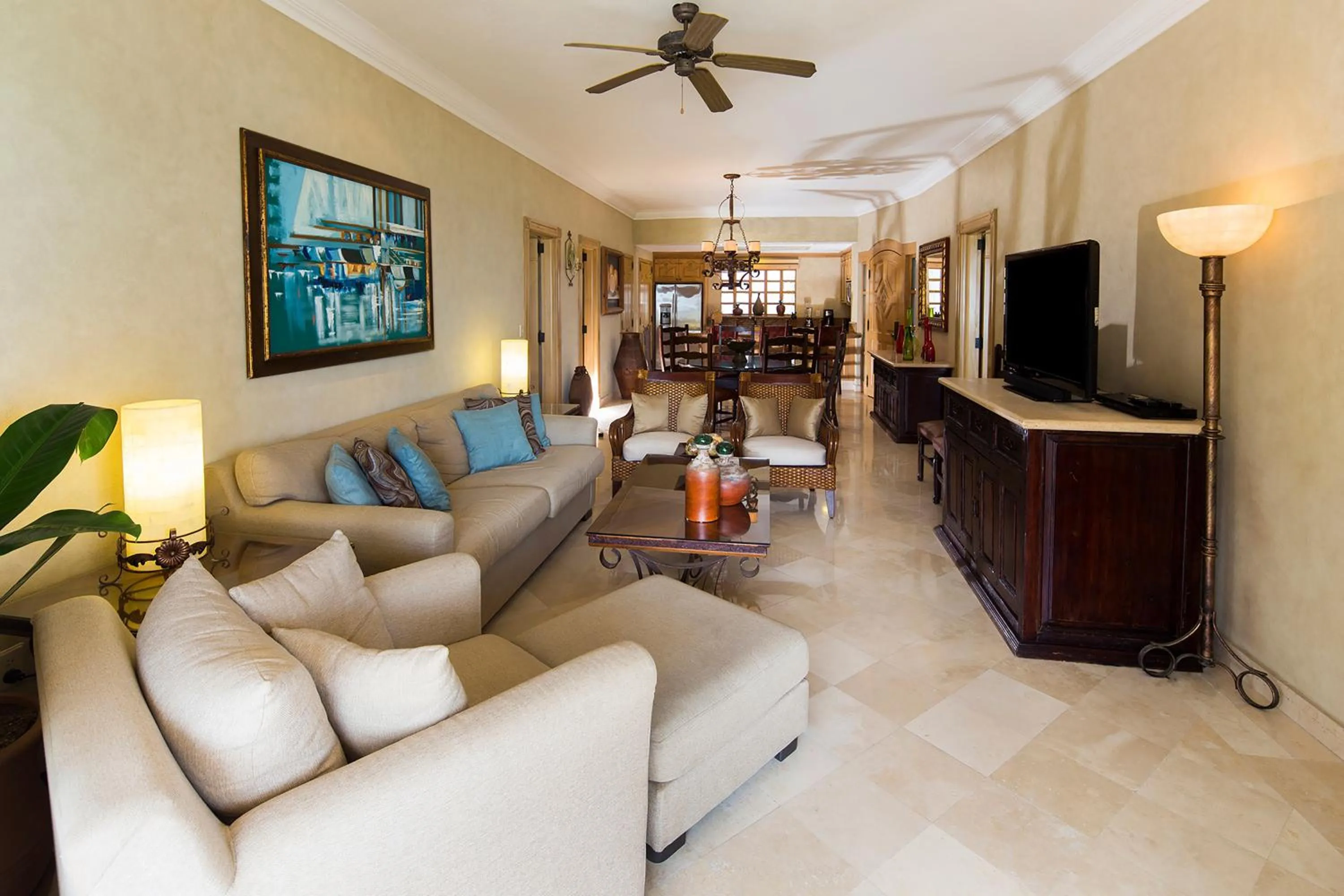 Living room in Cabo La Estancia