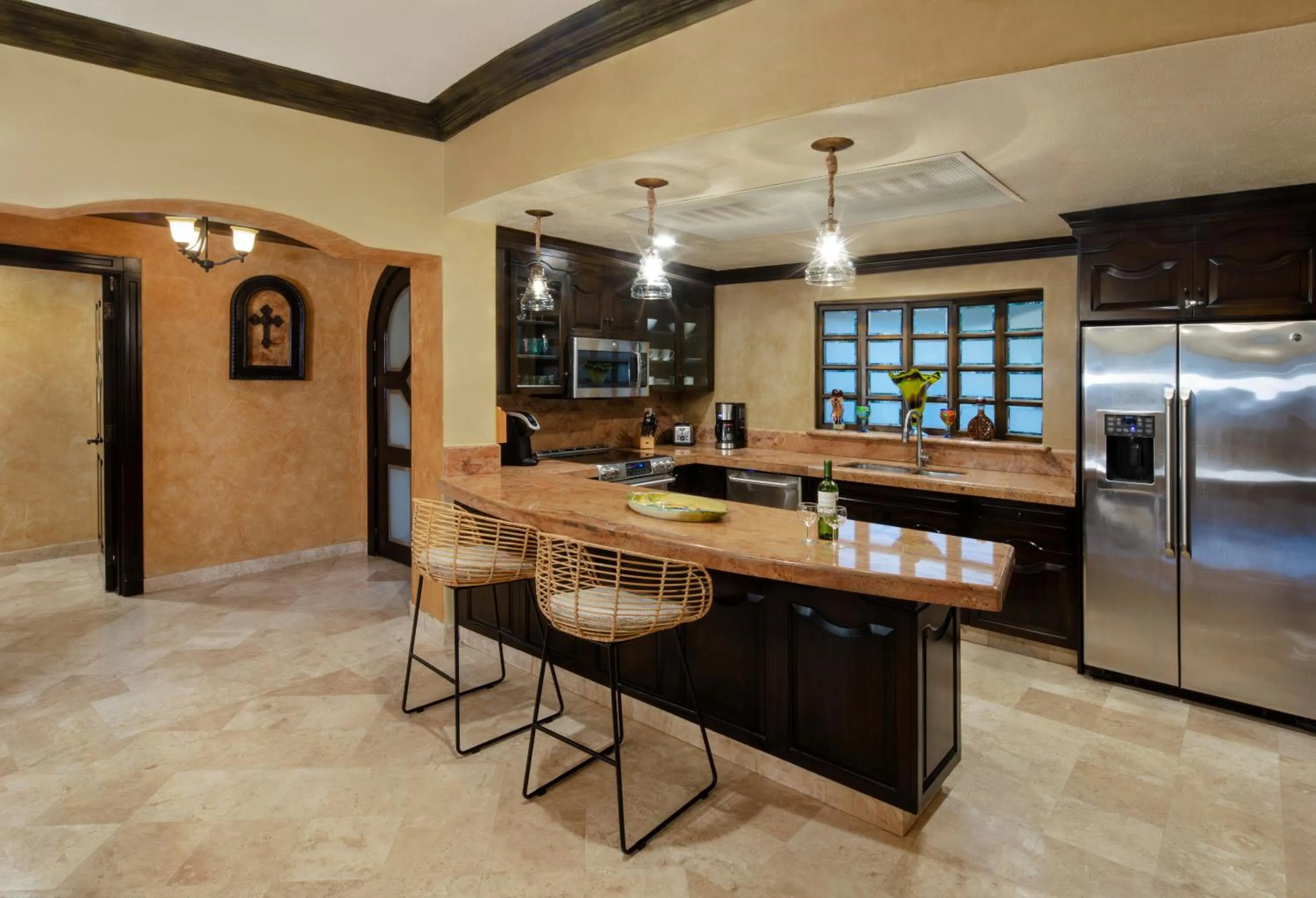 Kitchen or kitchenette in Cabo La Estancia