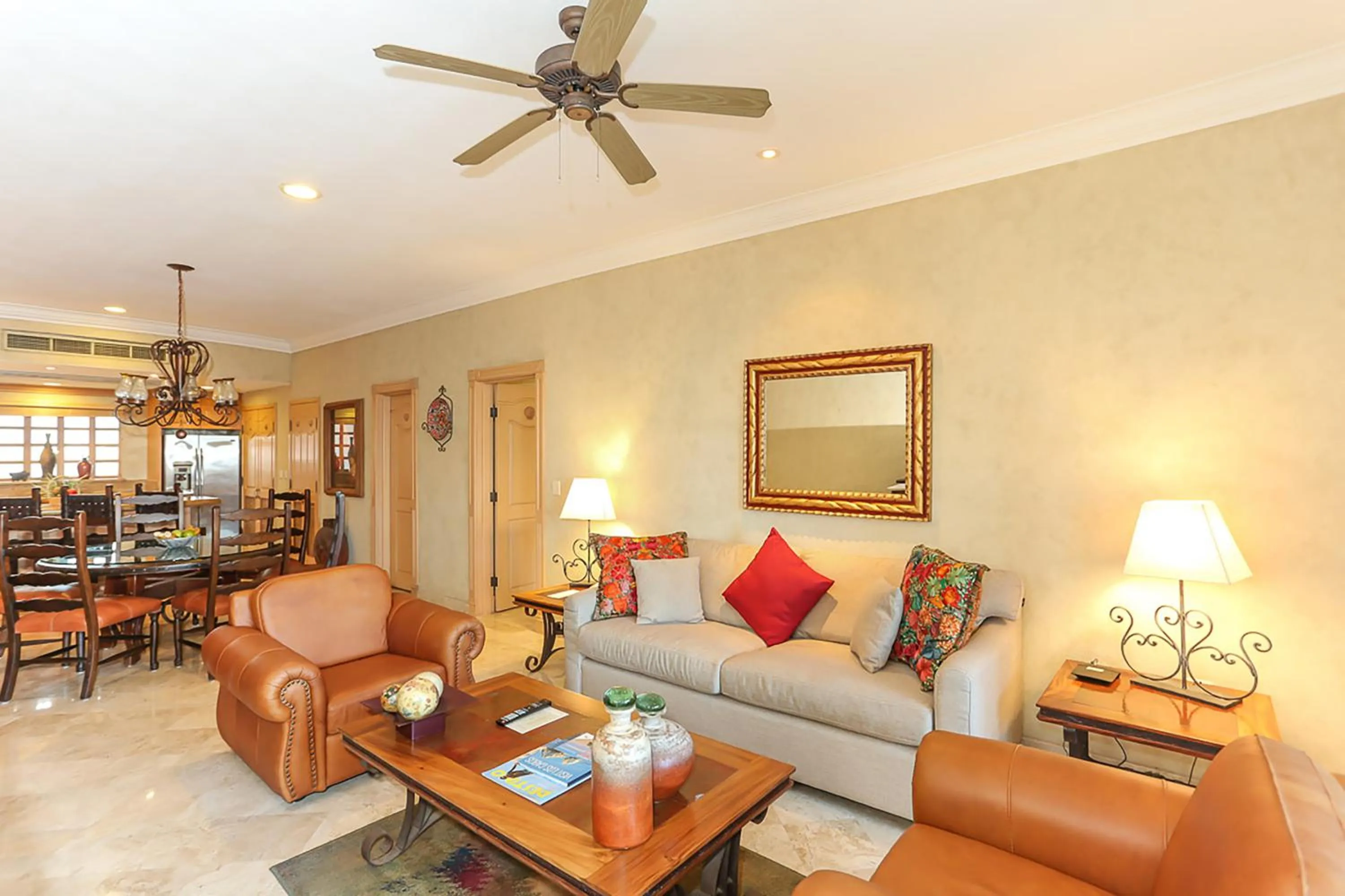 Living room in Cabo La Estancia