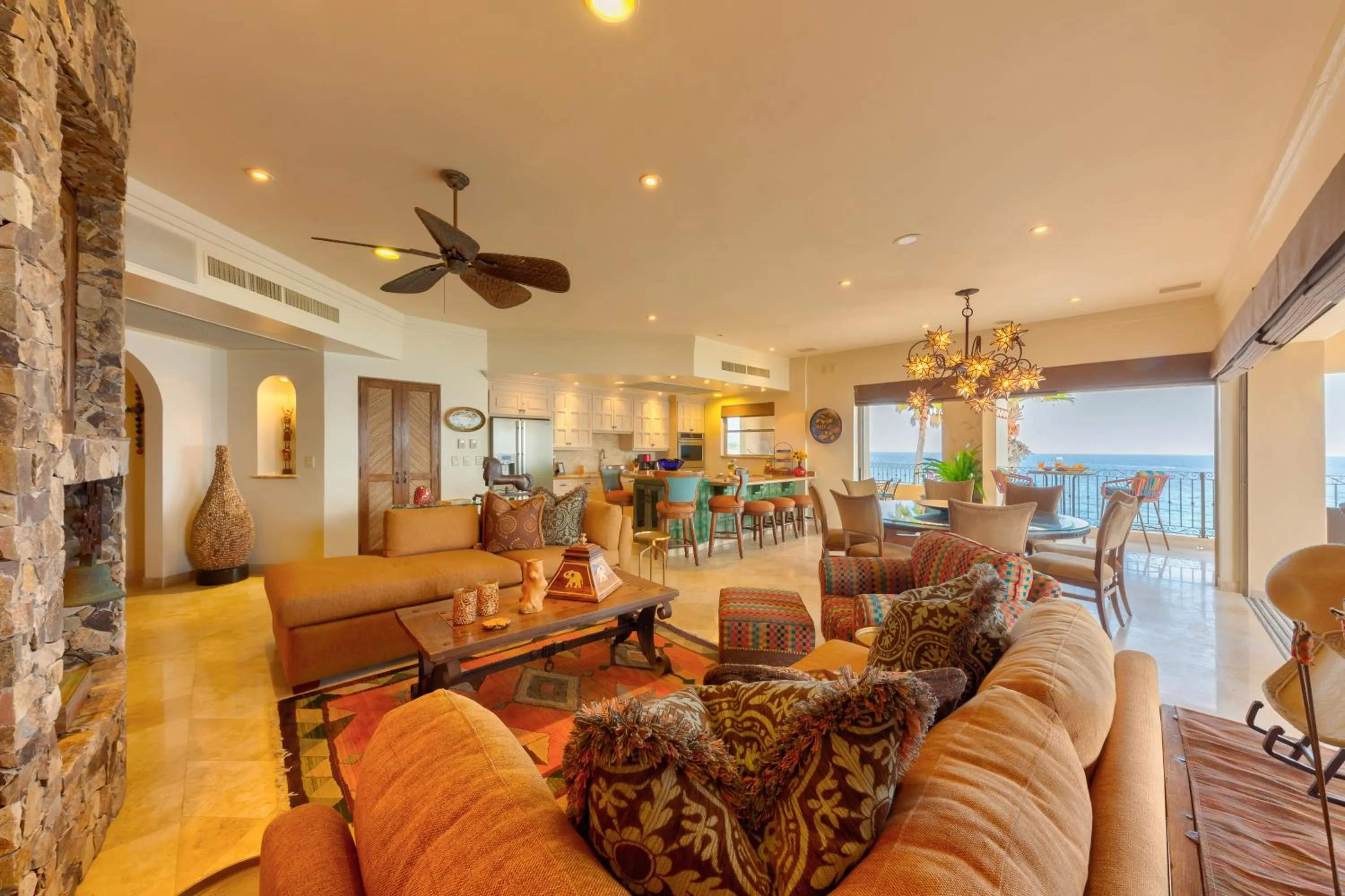 Living room in Cabo La Estancia