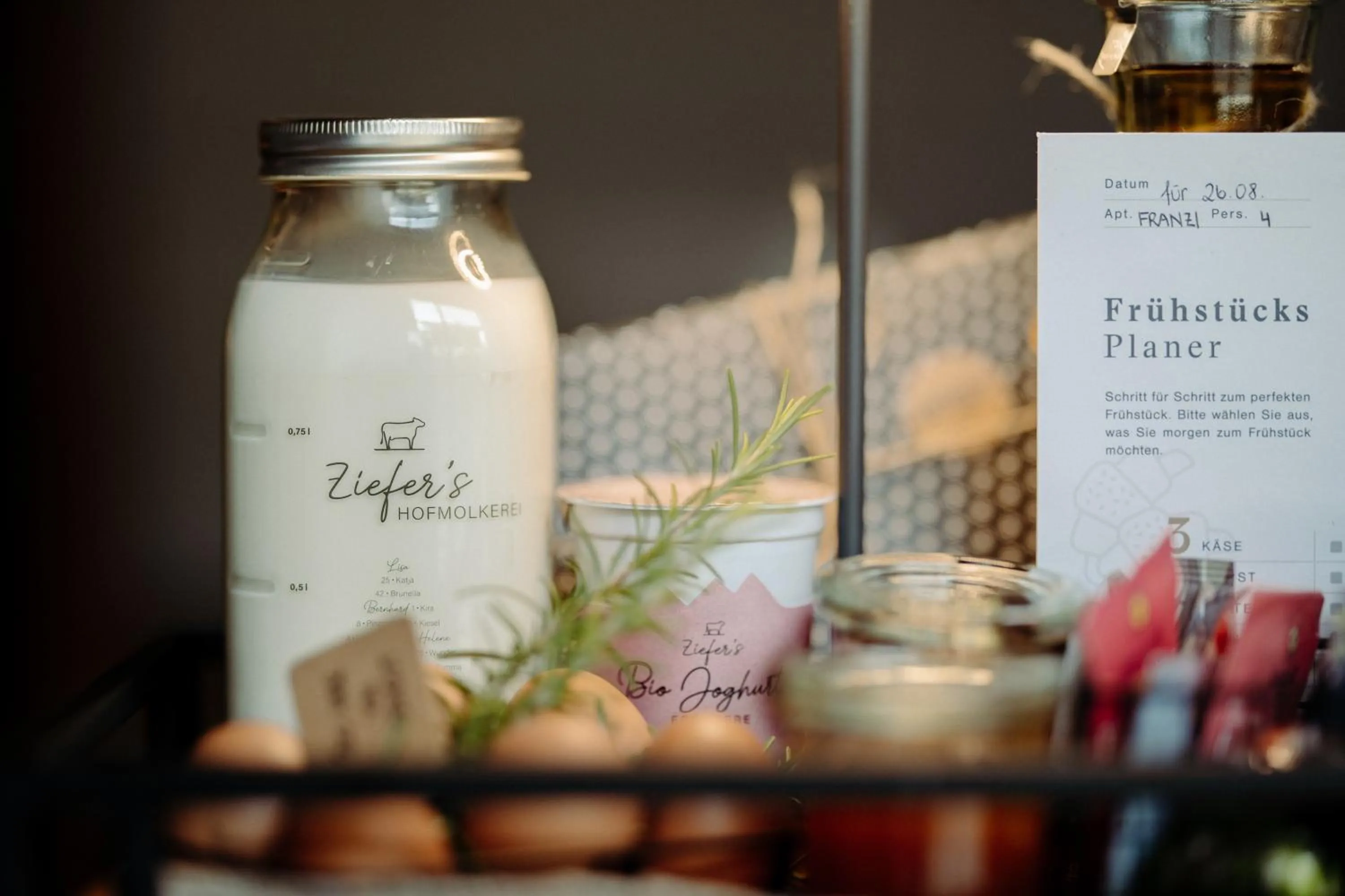 Breakfast in PoSt Boutique Apartments